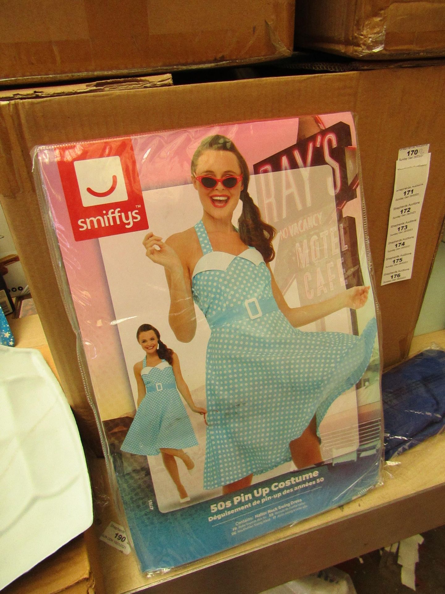 4x Smiffys - 50s Pin Up Costume - New & Packaged.