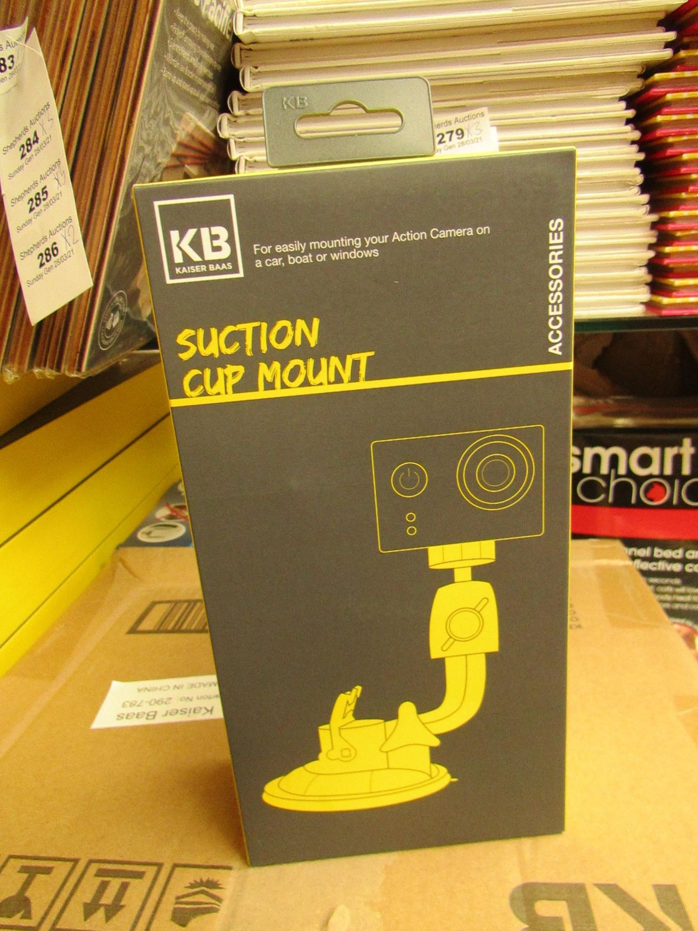 Kaiser Baas Suction Cup Mount - Unchecked & Boxed