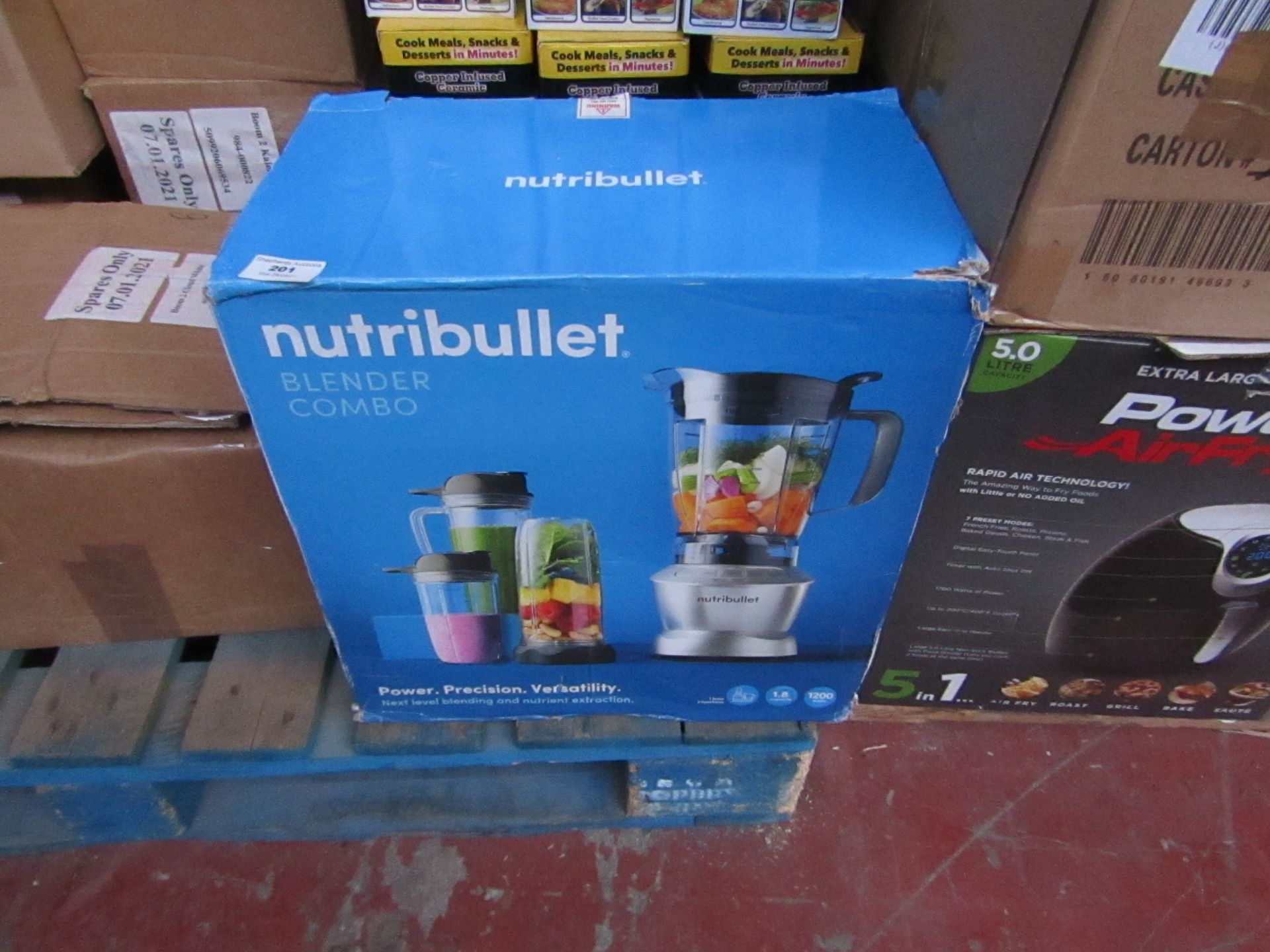 | 1X | NUTRI BULLET BLENDER COMBO | UNCHECKED AND BOXED | NO ONLINE RE-SALE | SKU - | RRP £149.99 |