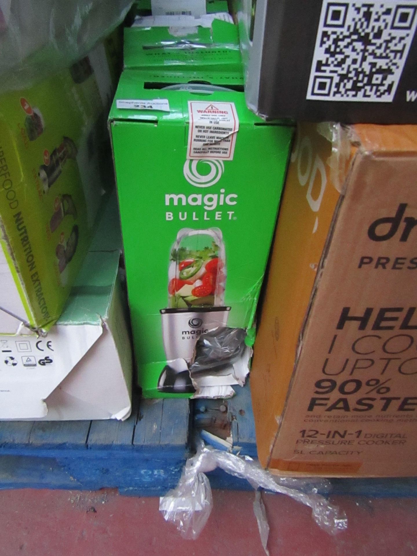 | 9X | THE MAGIC BULLET BLENDER | UNCHECKED AND BOXED | NO ONLINE RESALE | SKU C5060191467360 |