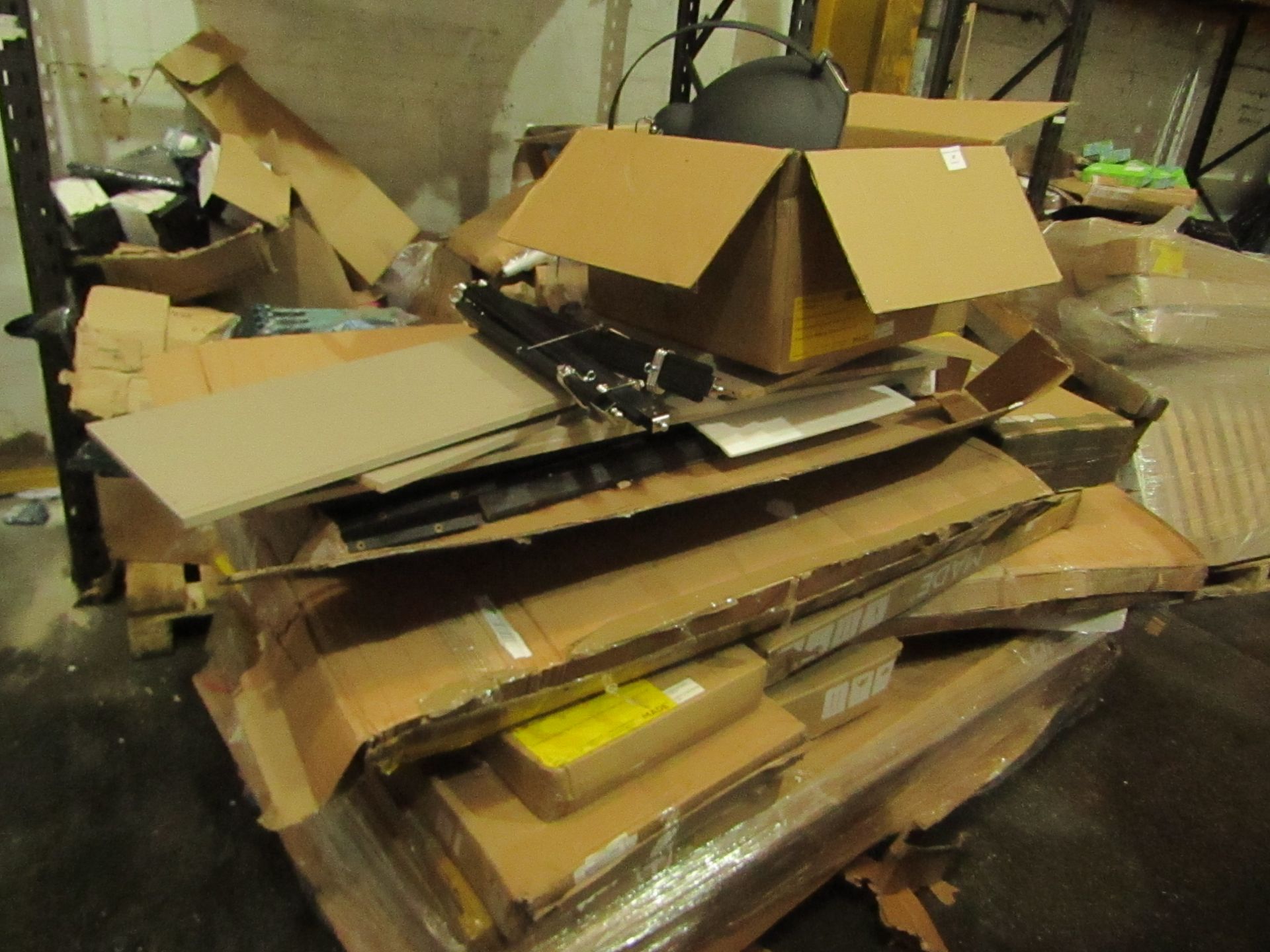 | 1X | PALLET OF FAULTY / MISSING PARTS / DAMAGED CUSTOMER RETURNS MADE.COM STOCK UNMANIFESTED |