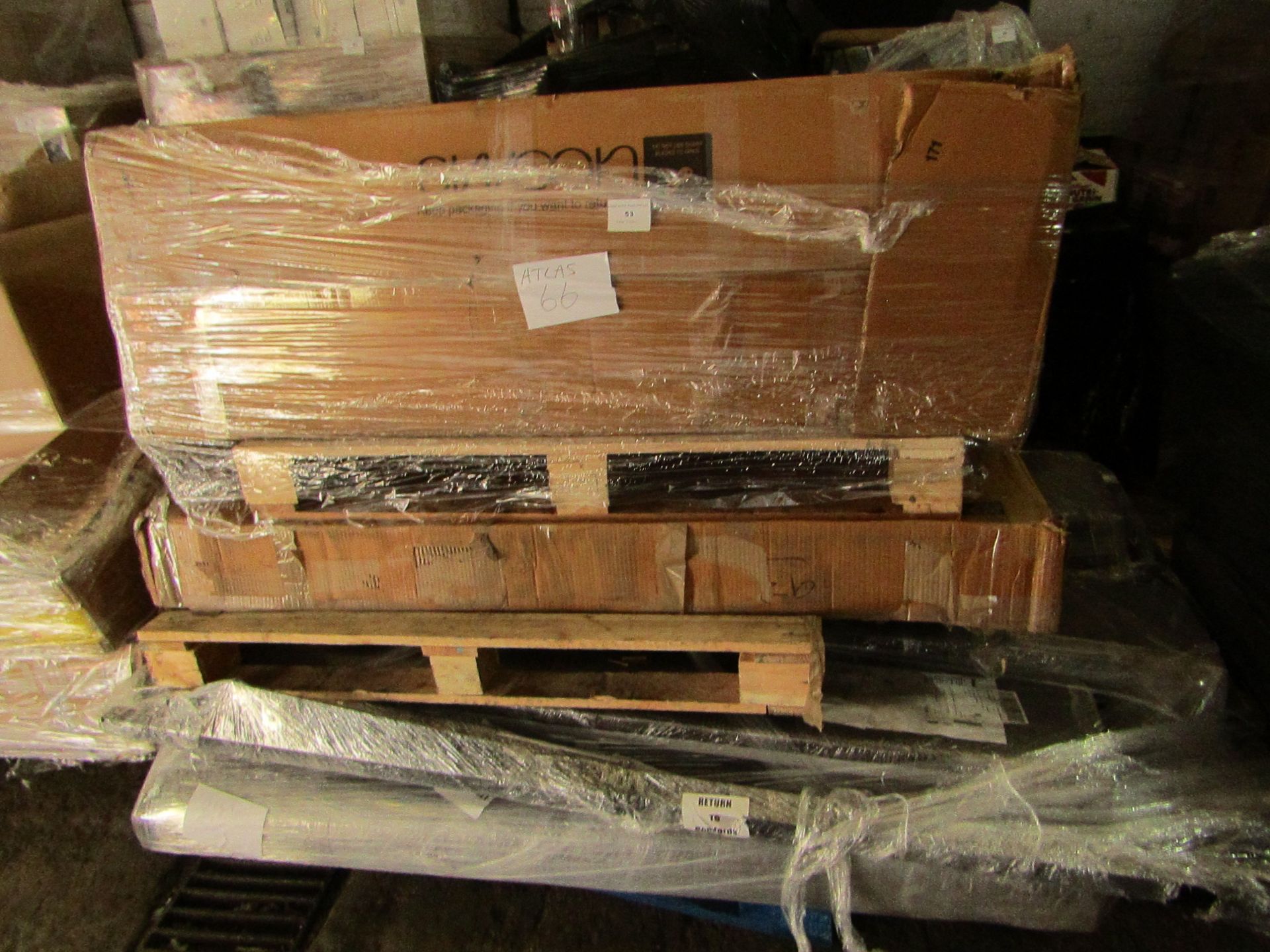 | 1X | PALLET OF SWOON B.E.R FURNITURE, UNMANIFESTED, WE HAVE NO IDEA WHAT IS ON THIS PALLET OR