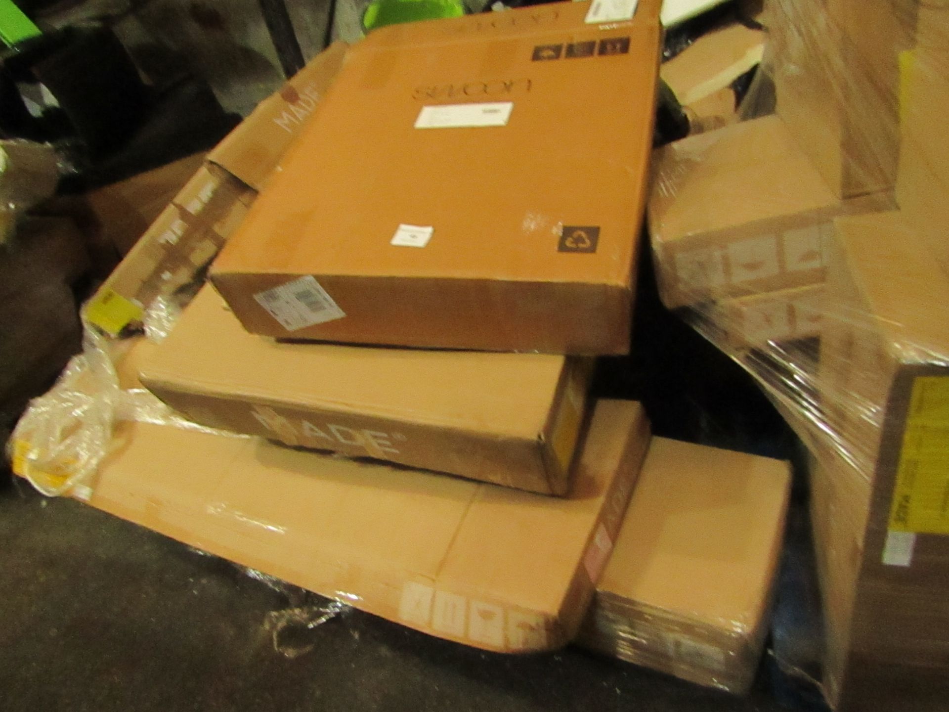 | 1X | PALLET OF FAULTY / MISSING PARTS / DAMAGED CUSTOMER RETURNS MADE.COM STOCK UNMANIFESTED |