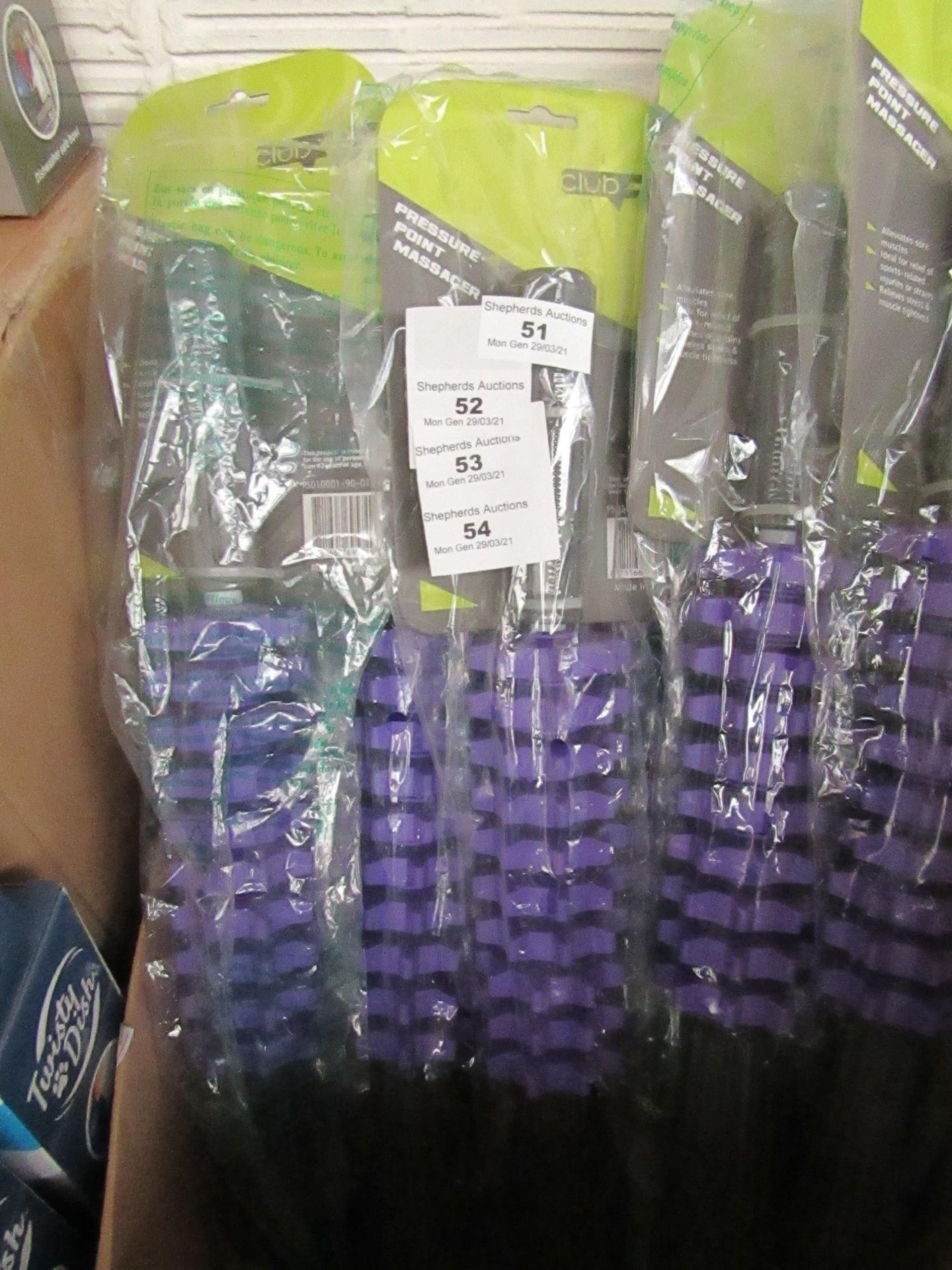 2x Club Fit - Pressure Point Massager (Purple) - New & Packaged.