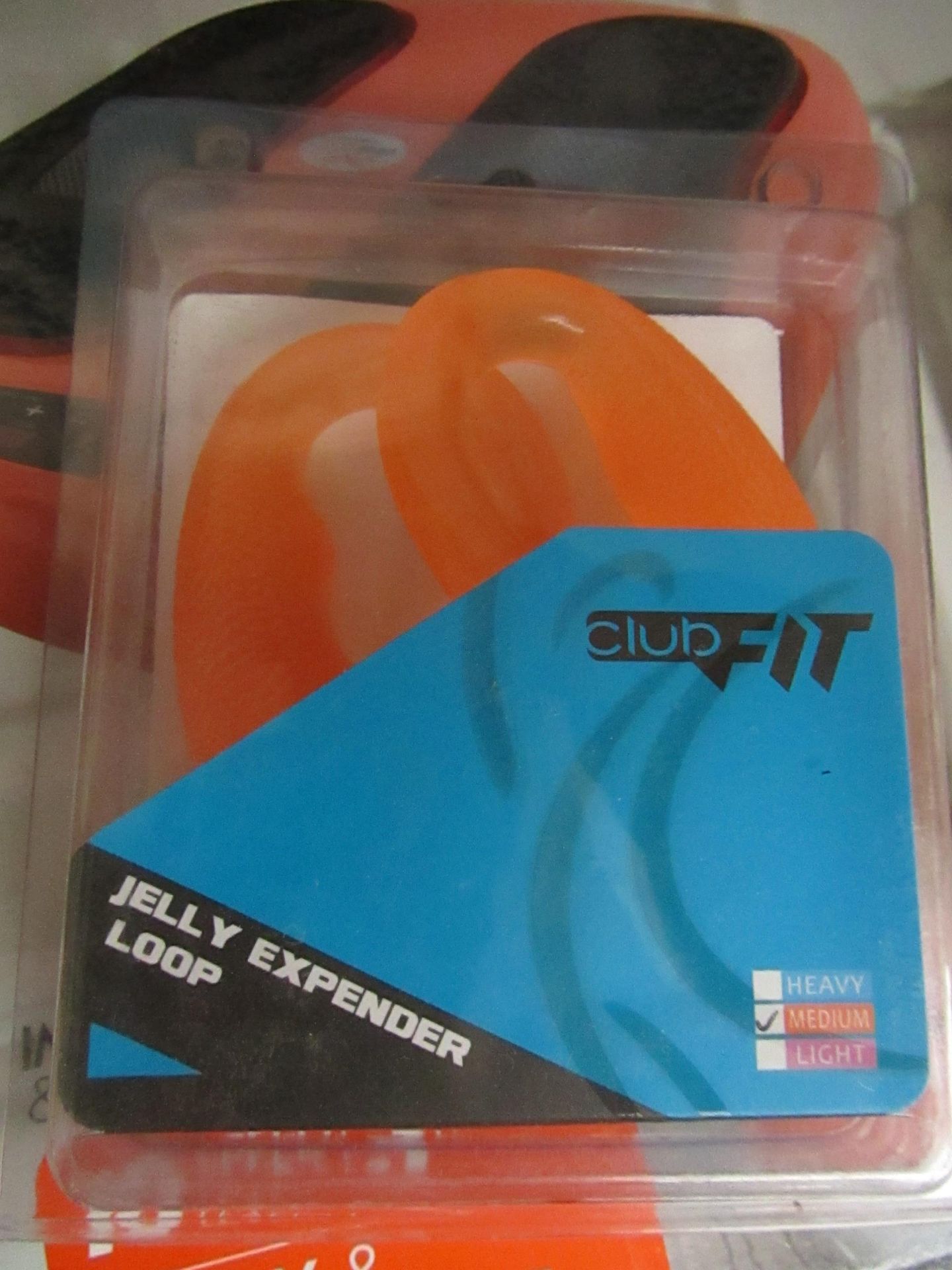 2x ClubFit - Orange Jelly Expender Loop - New & Packaged.