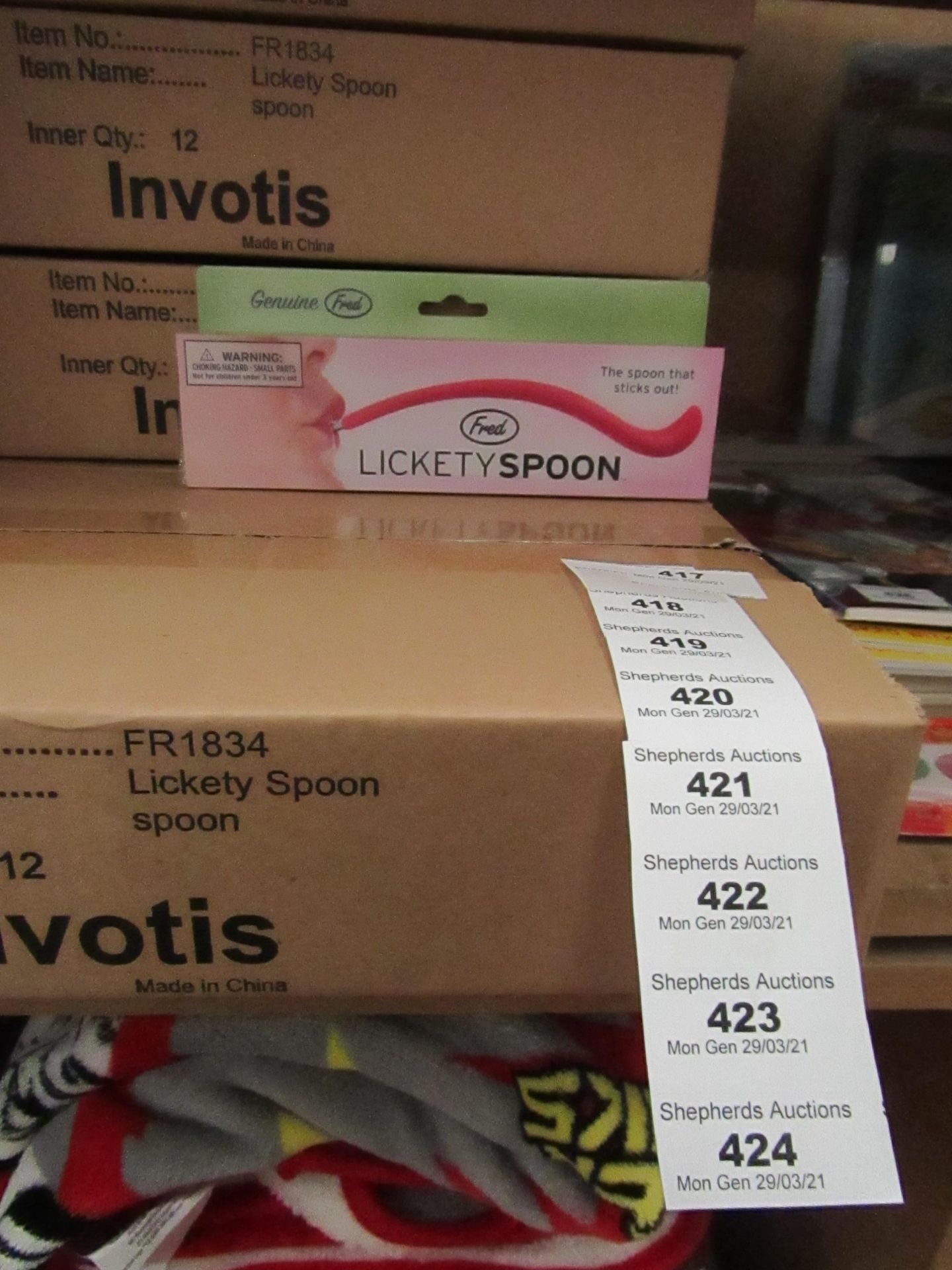 12x Invotis - Lickety Spoon's - Unused Packaged & Boxed.