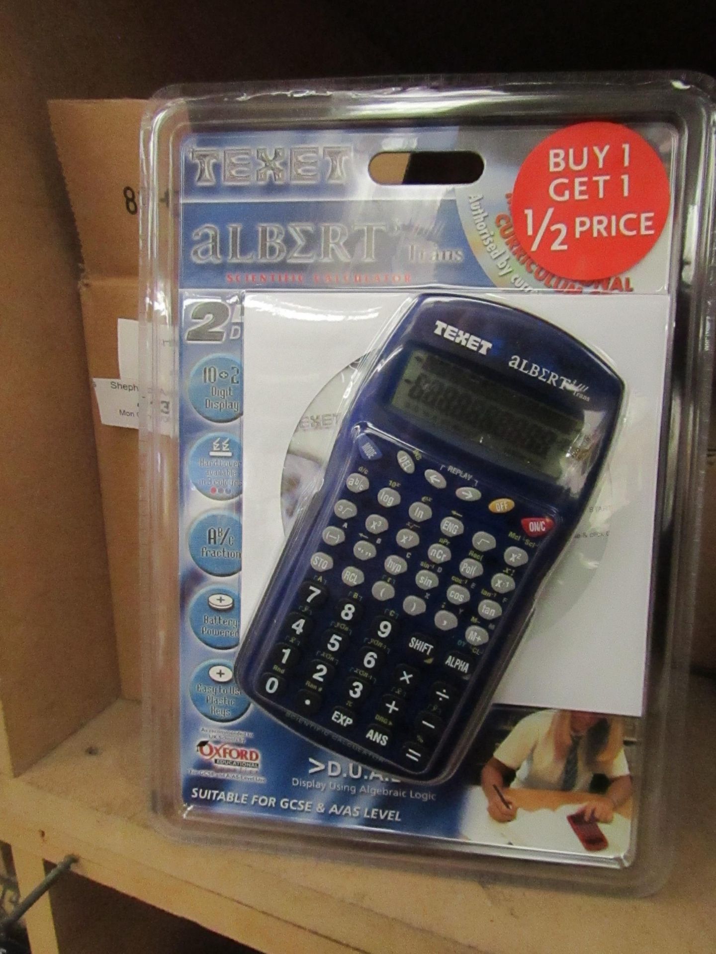 6x Texet - Albert3 Calculator (Suitable for GCSE & A Levels) - All Unused, Packaged & Boxed.