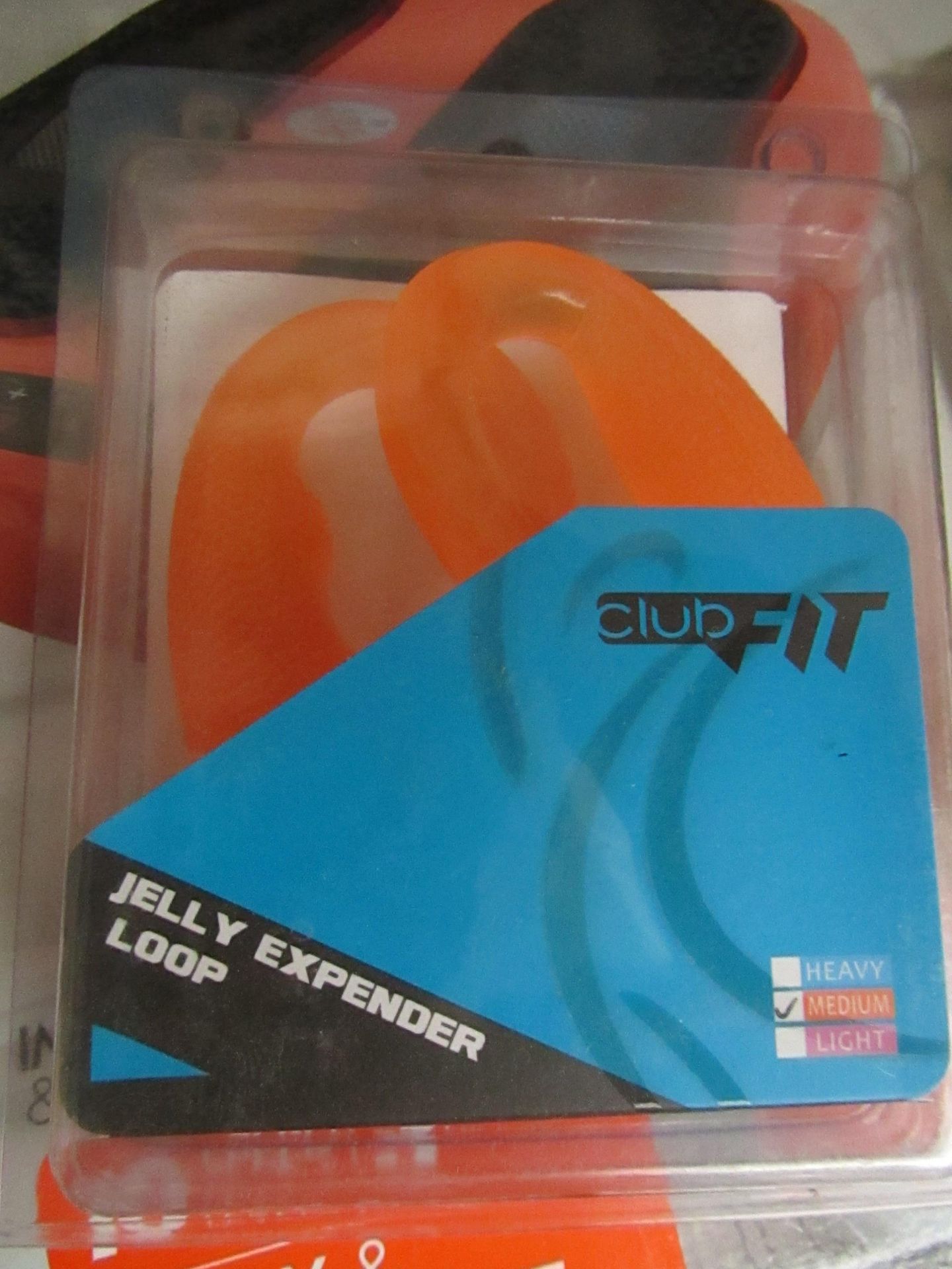 2x ClubFit - Orange Jelly Expender Loop - New & Packaged.