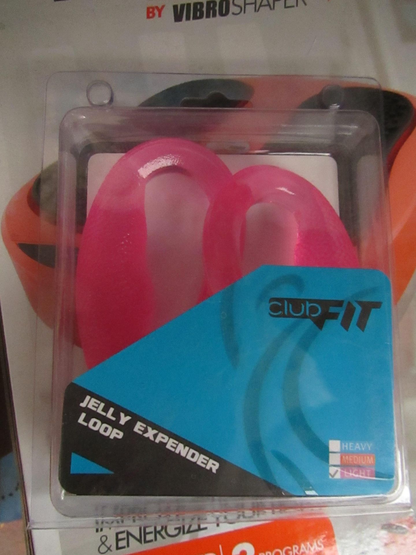 2x ClubFit - Pink Jelly Expender Loop - New & Packaged.