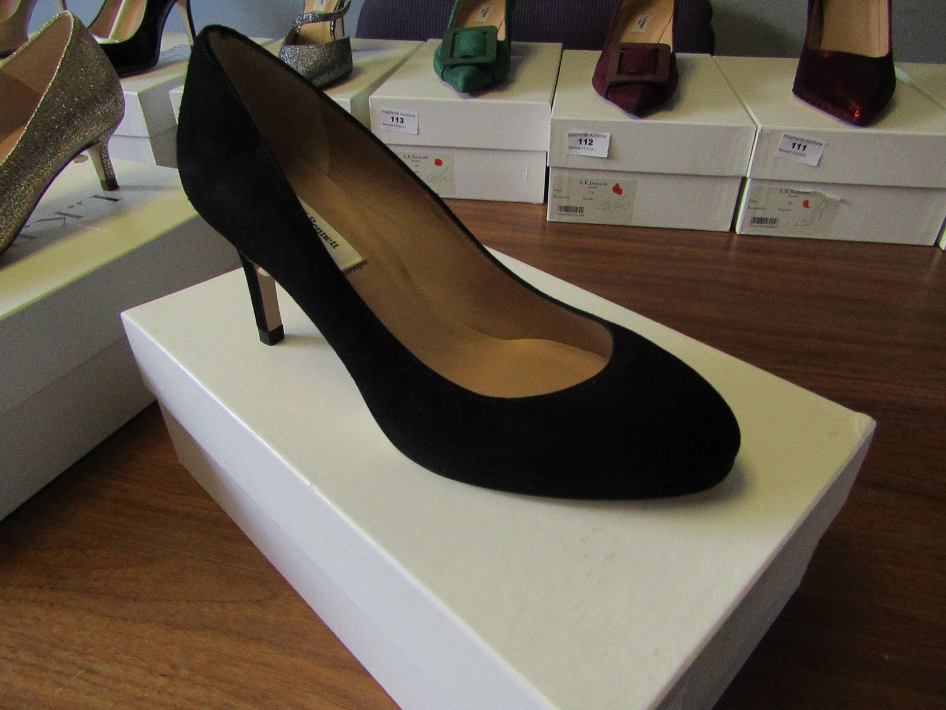 L.K.Bennett Nw Sybila Suede shoes, size EU42, unused and boxed. RRP £195