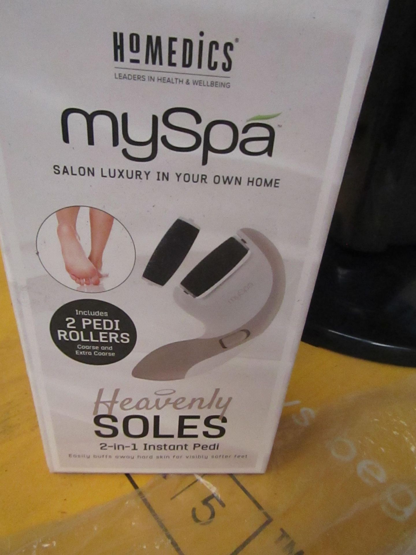 6 x Homedics - My Spa Heavenly soles 2 in 1 instant Pedi - Unused & Boxed.