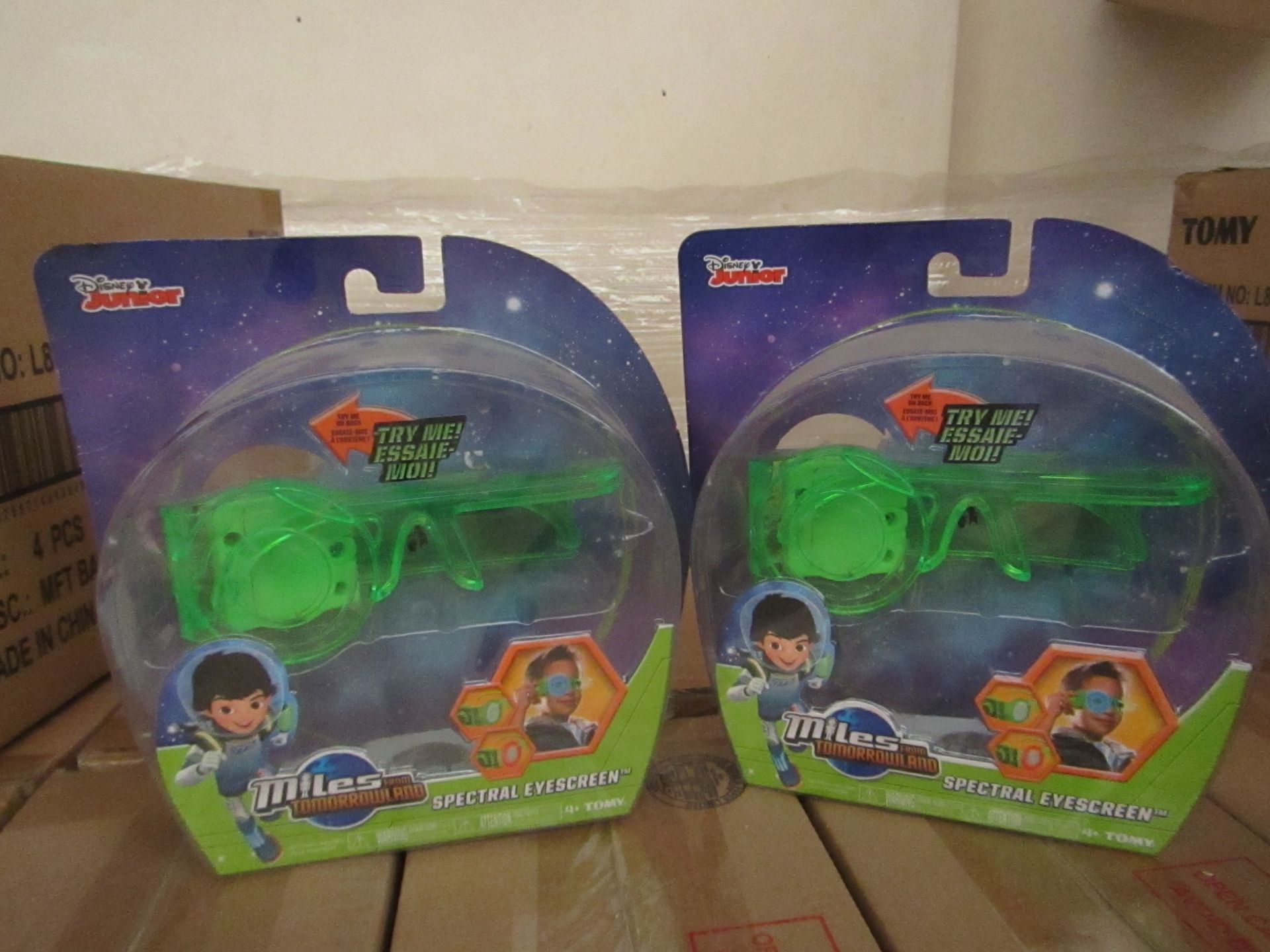 2x Boxes of 4x Disney Miles from Tommrowland - Spectral Eyescreens - RRP £8.99 each on ebay New &