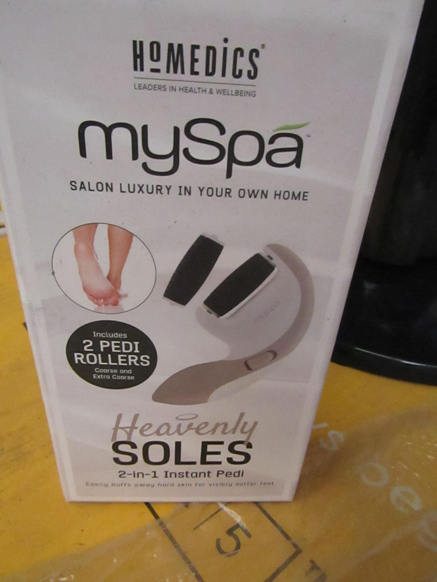 6 x Homedics - My Spa Heavenly soles 2 in 1 instant Pedi - Unused & Boxed.