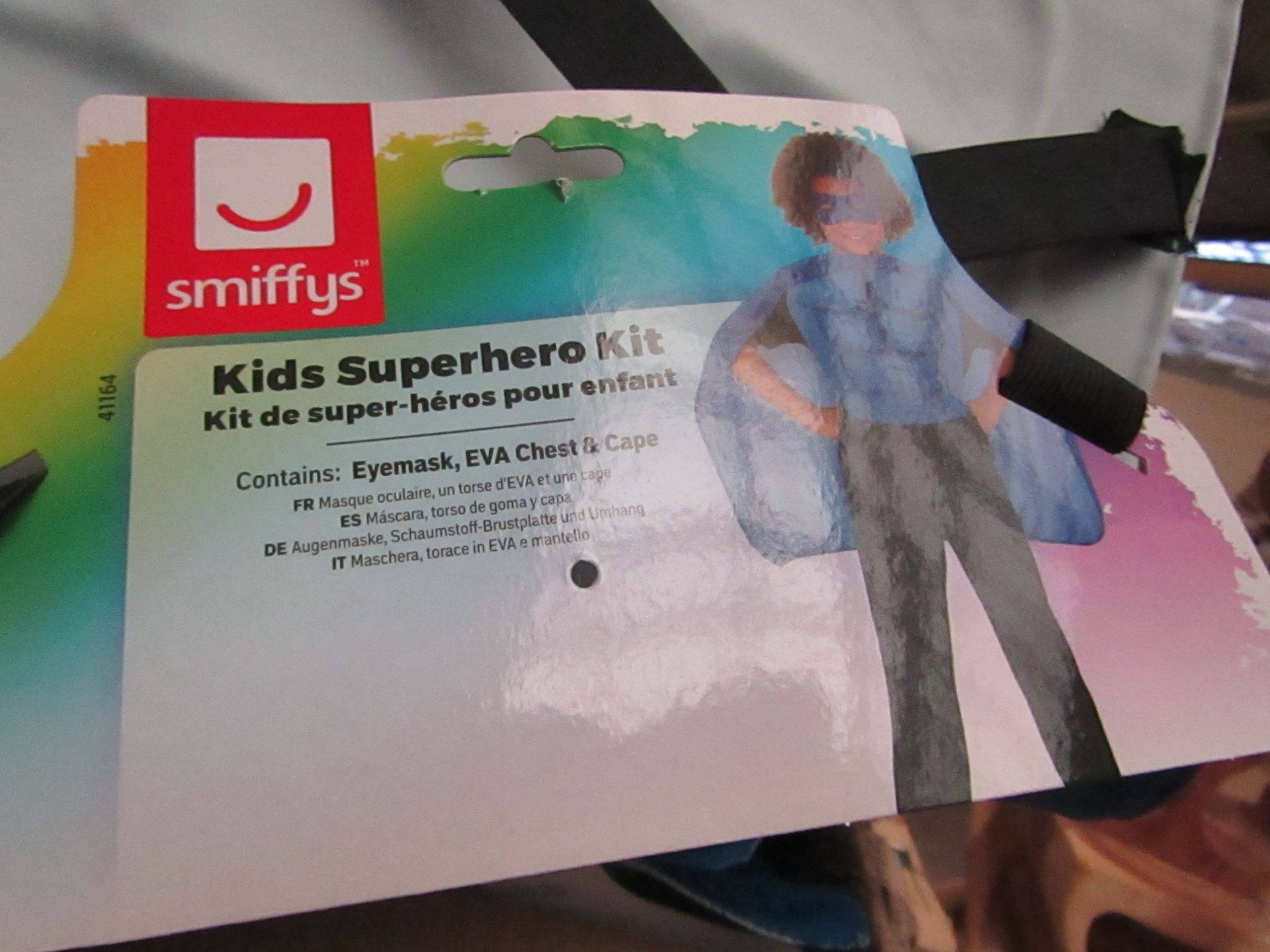 5x Smiffys Kids generic Super Hero outfits, new