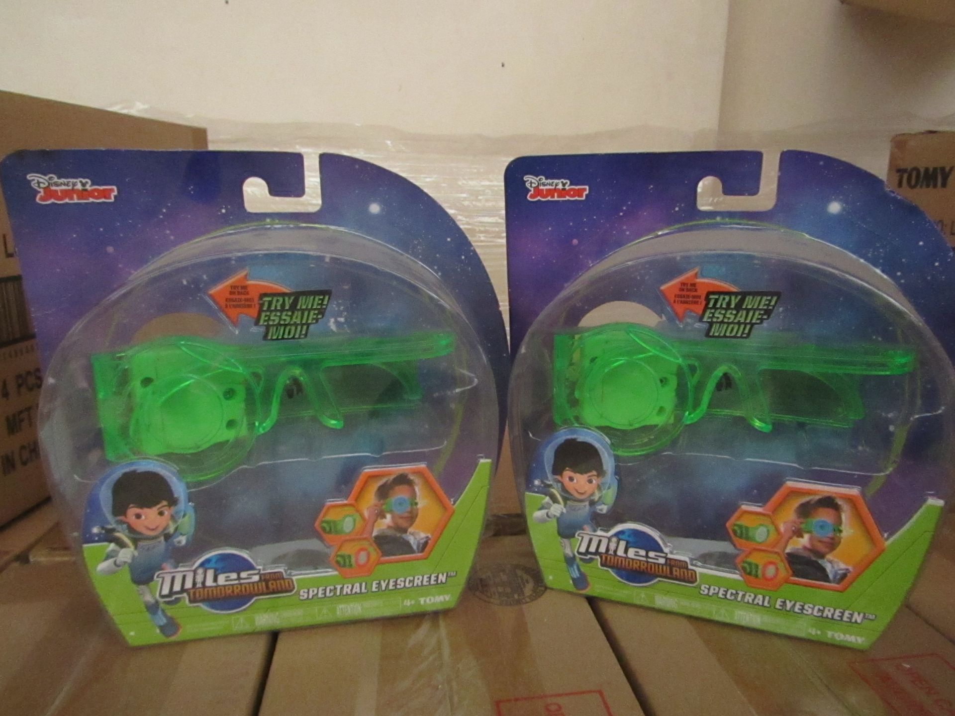 2x Boxes of 4x Disney Miles from Tommrowland - Spectral Eyescreens - RRP £8.99 each on ebay New &