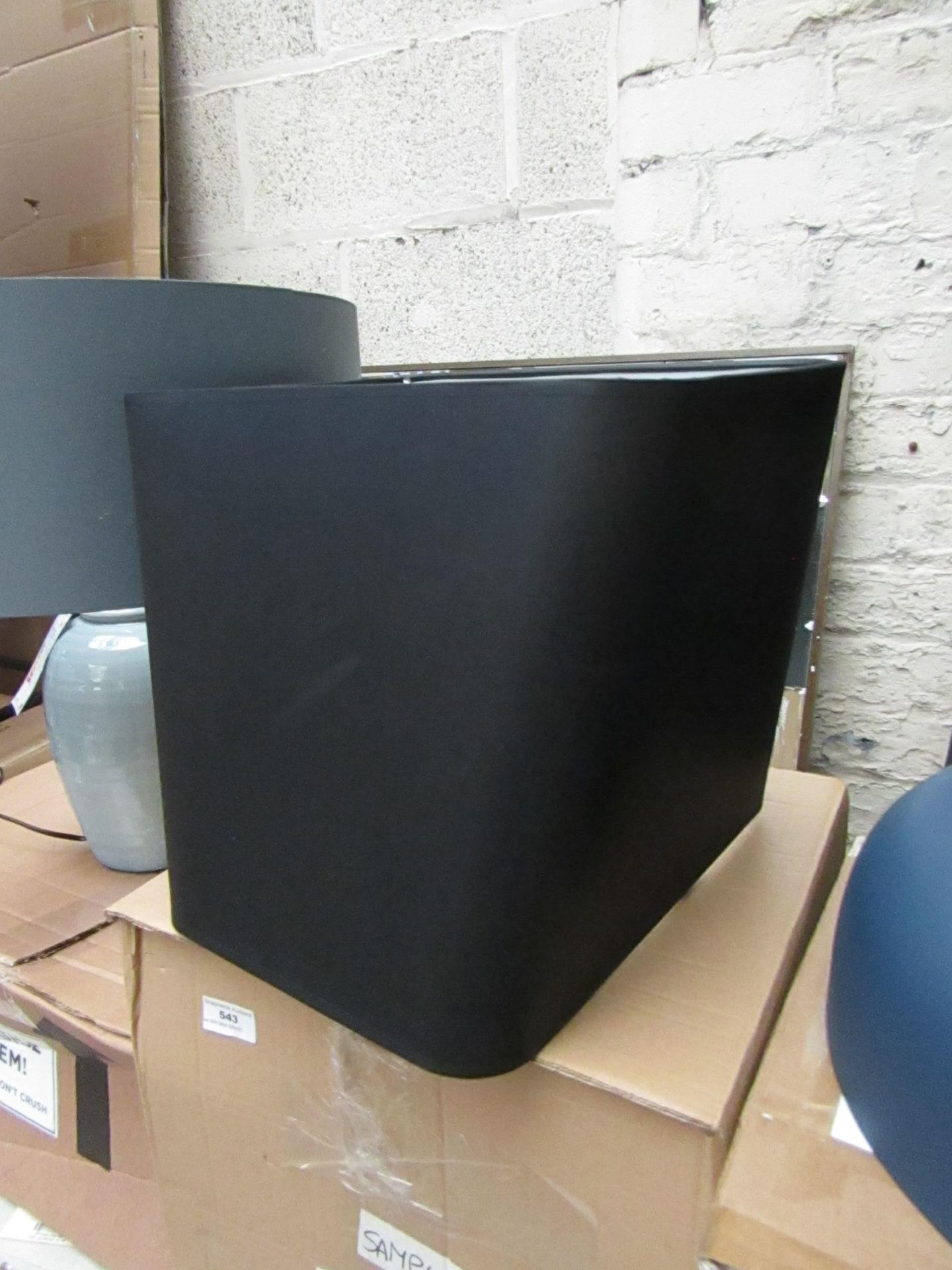 | 1X | PENDANT LIGHT BLACK | HAS A FEW MARKS | UNCHECKED & BOXED |