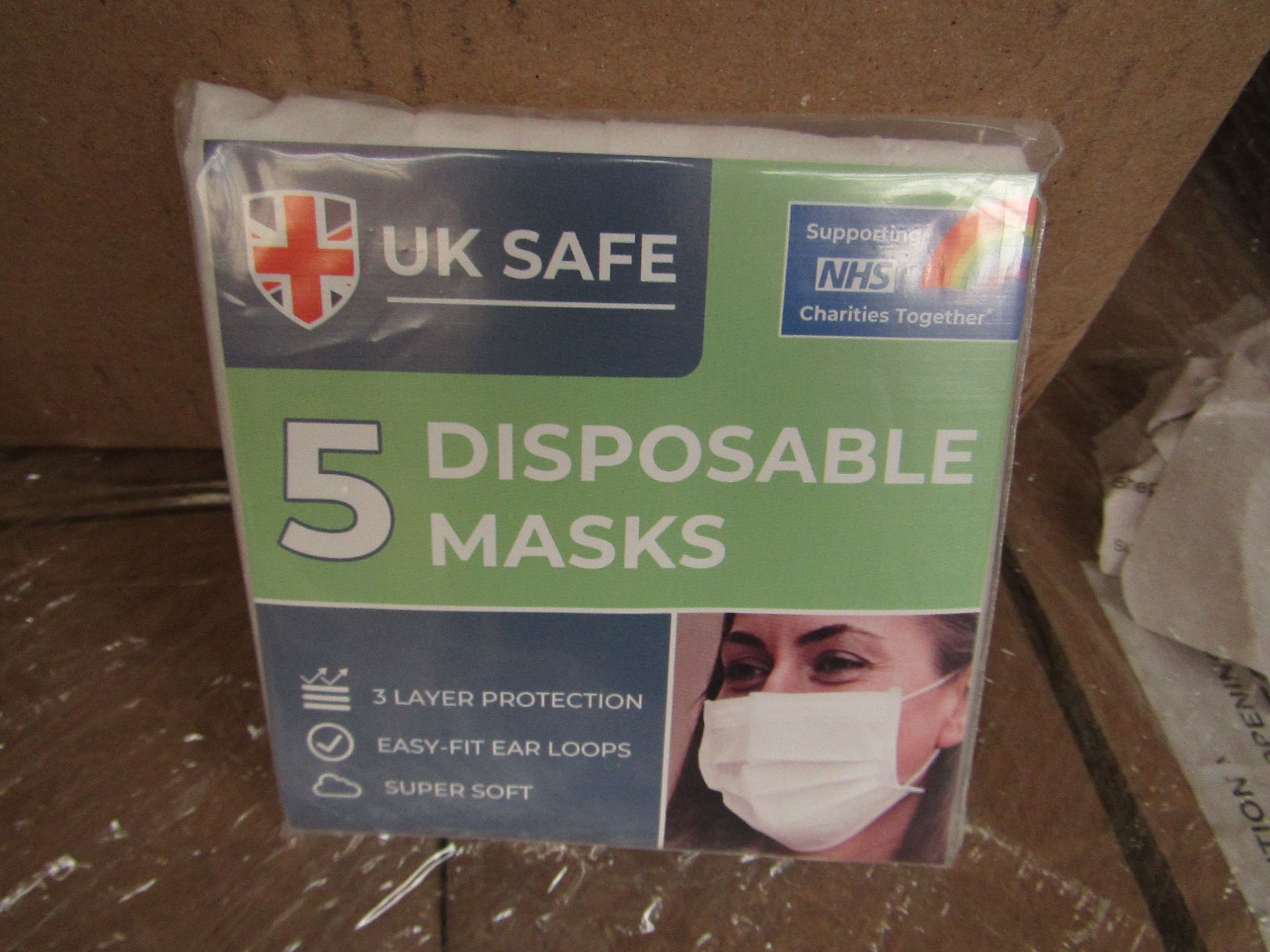 20 x Packs of 5 per pack (100 in total) Uk Safe - 3 Layer Protection Soft Easy Fit Loops