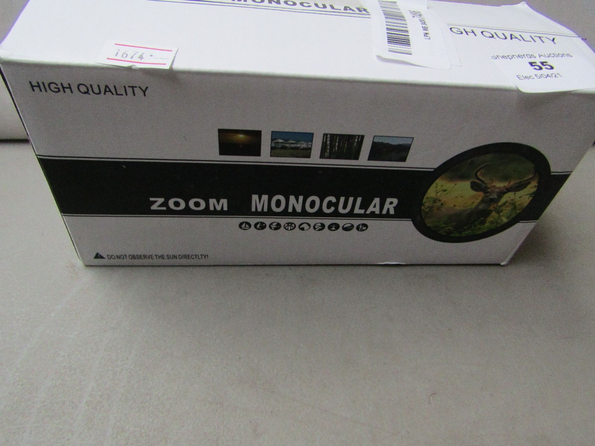 High Quality Zoom Monocular Unchecked & Boxed