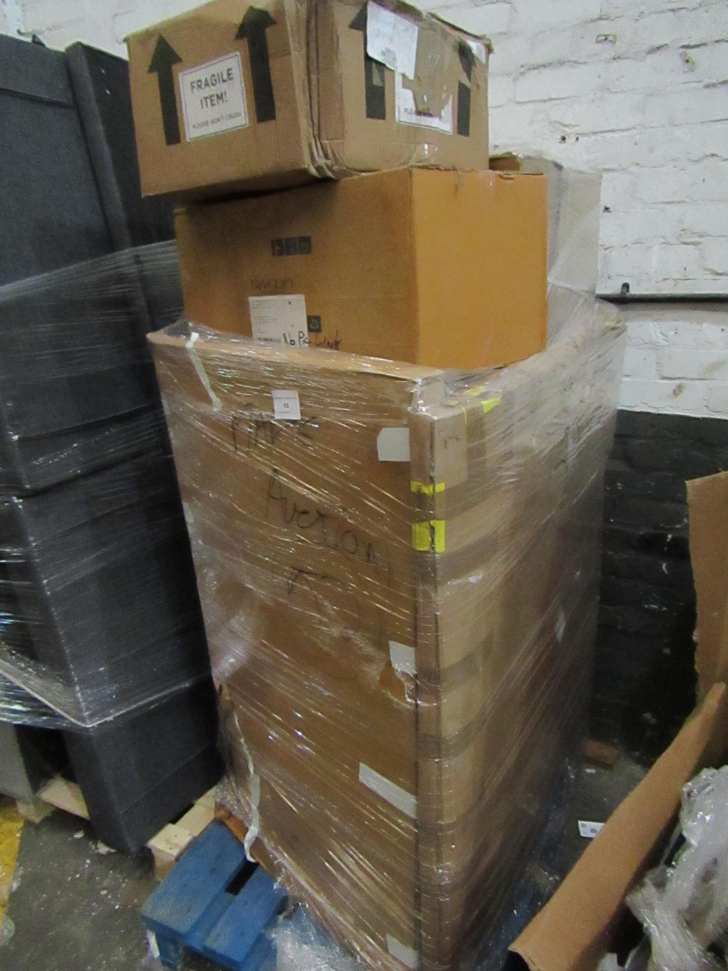 | 1X | PALLET OF FAULTY / MISSING PARTS / DAMAGED CUSTOMER RETURNS MADE.COM STOCK UNMANIFESTED |