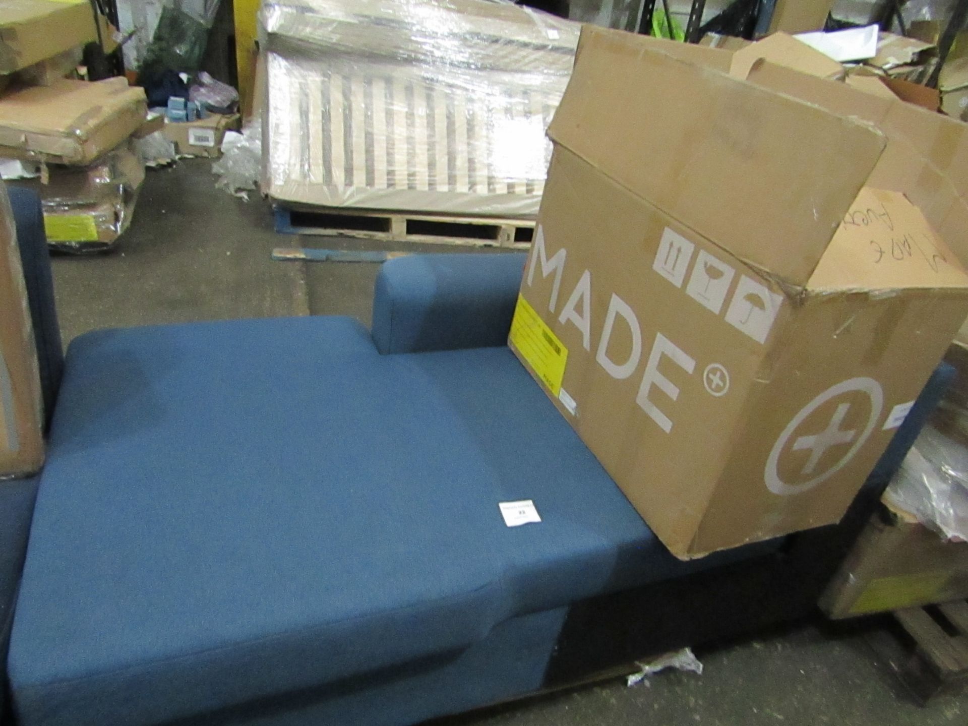 | 2X | PALLETS CONTAINING MADE.COM SOFA PARTS AND 2 OTHER ITEMS | please note all items and