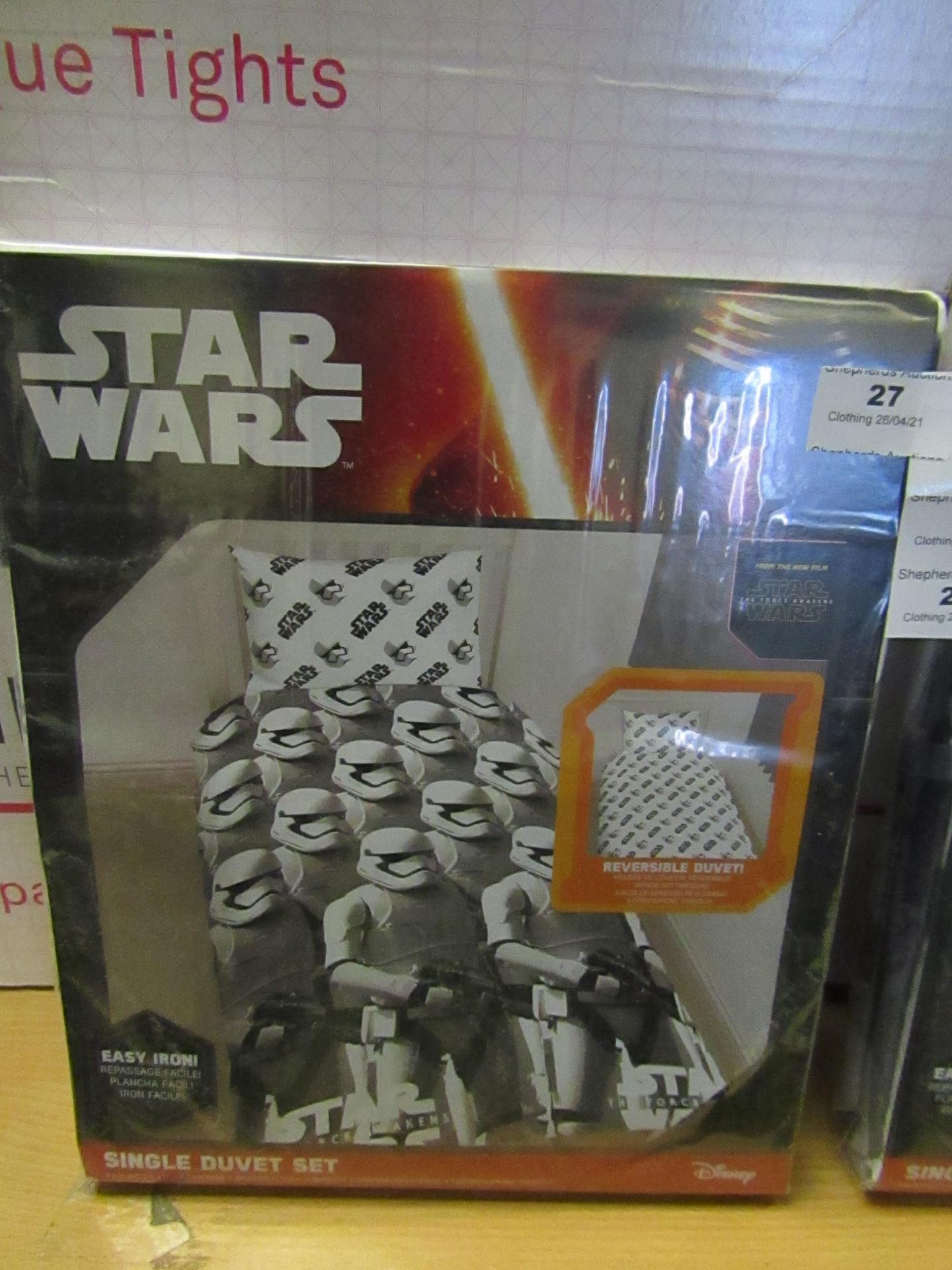 1 x Disney Star Wars Single Duvet Set new & packaged