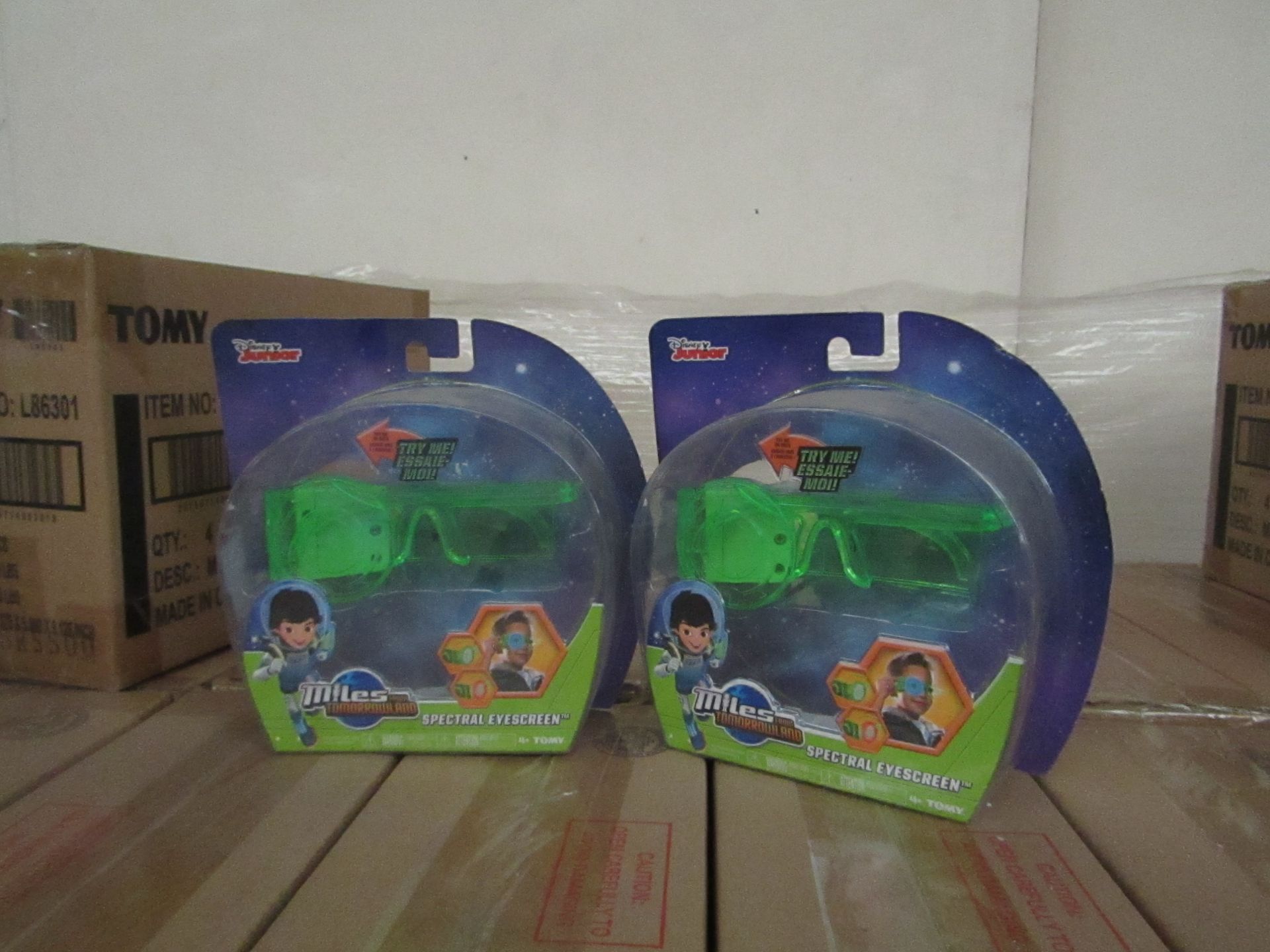 2x Boxes of 4x Disney Miles from Tommrowland - Spectral Eyescreens - RRP £8.99 each on ebay -