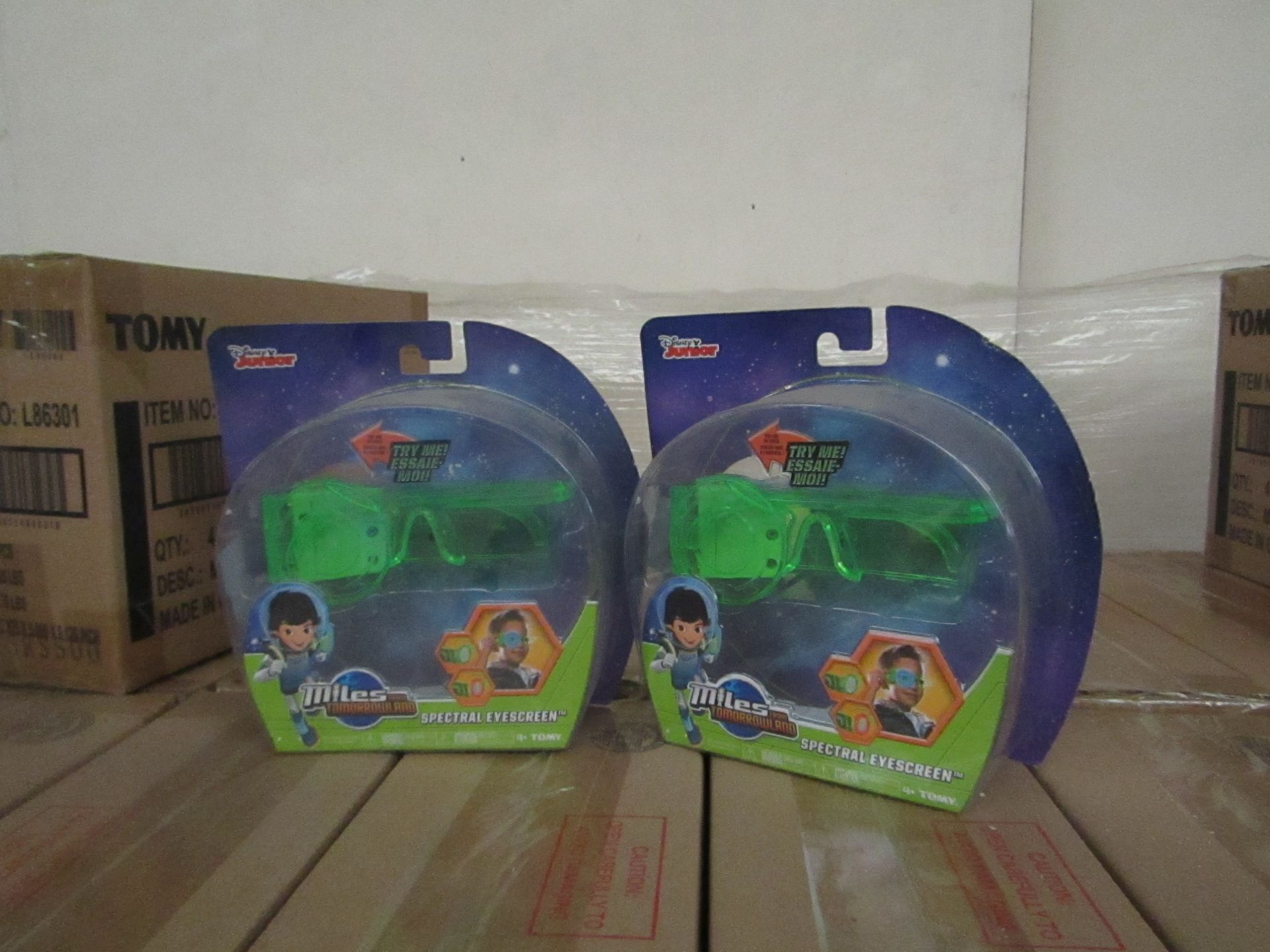 2x Boxes of 4x Disney Miles from Tommrowland - Spectral Eyescreens - RRP £8.99 each on ebay -