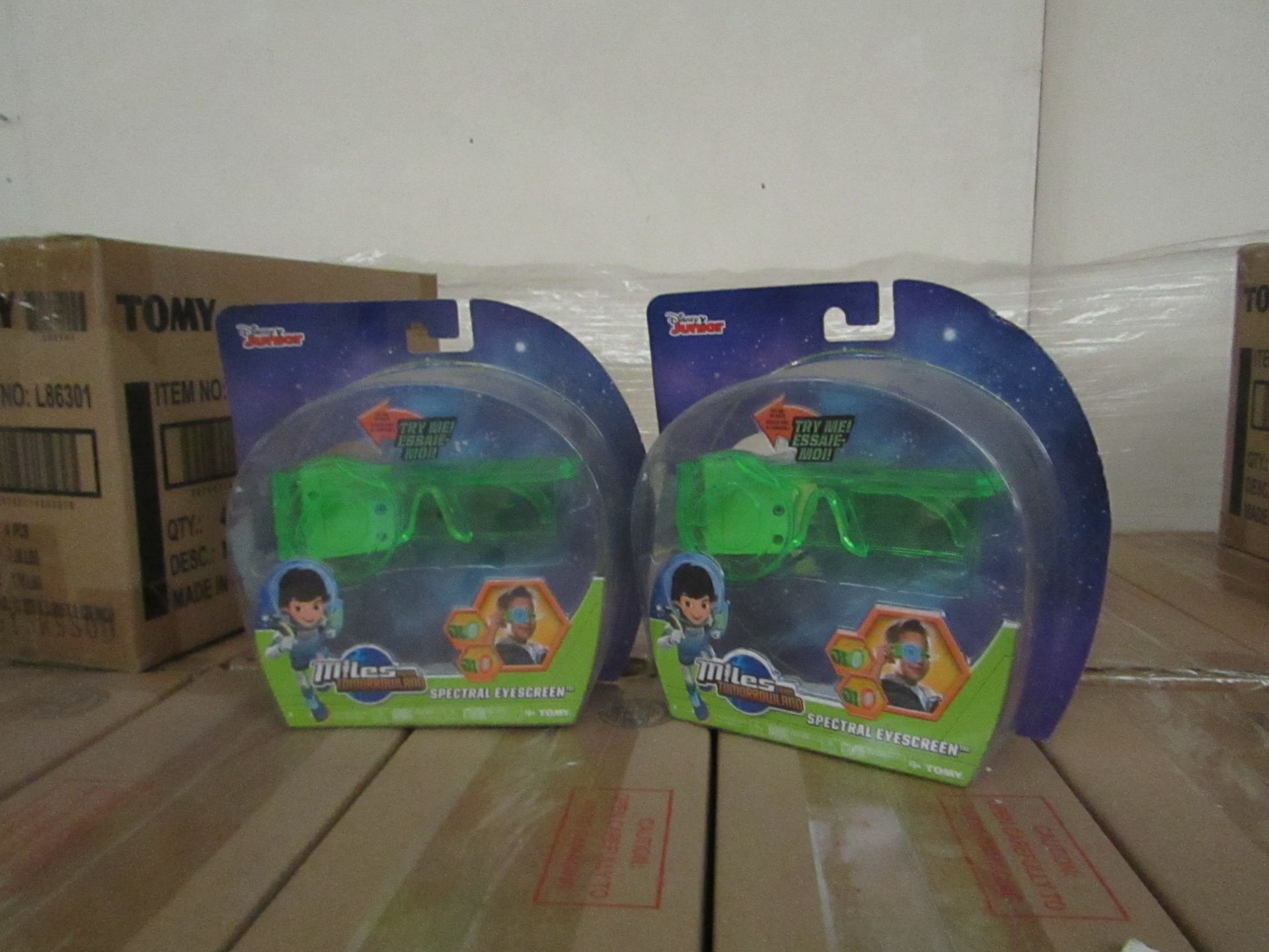 2x Boxes of 4x Disney Miles from Tommrowland - Spectral Eyescreens - RRP £8.99 each on ebay -