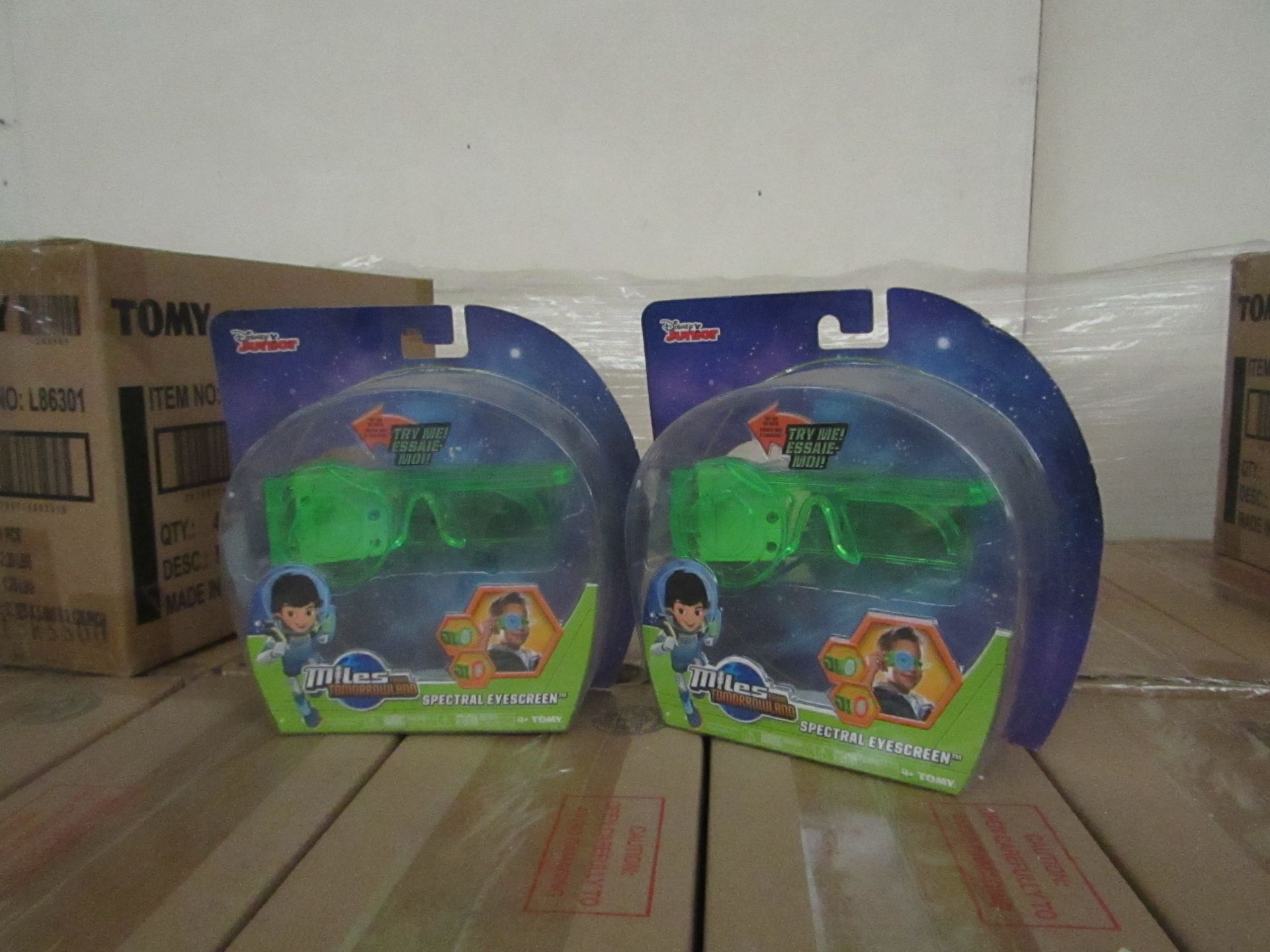 2x Boxes of 4x Disney Miles from Tommrowland - Spectral Eyescreens - RRP £8.99 each on ebay -