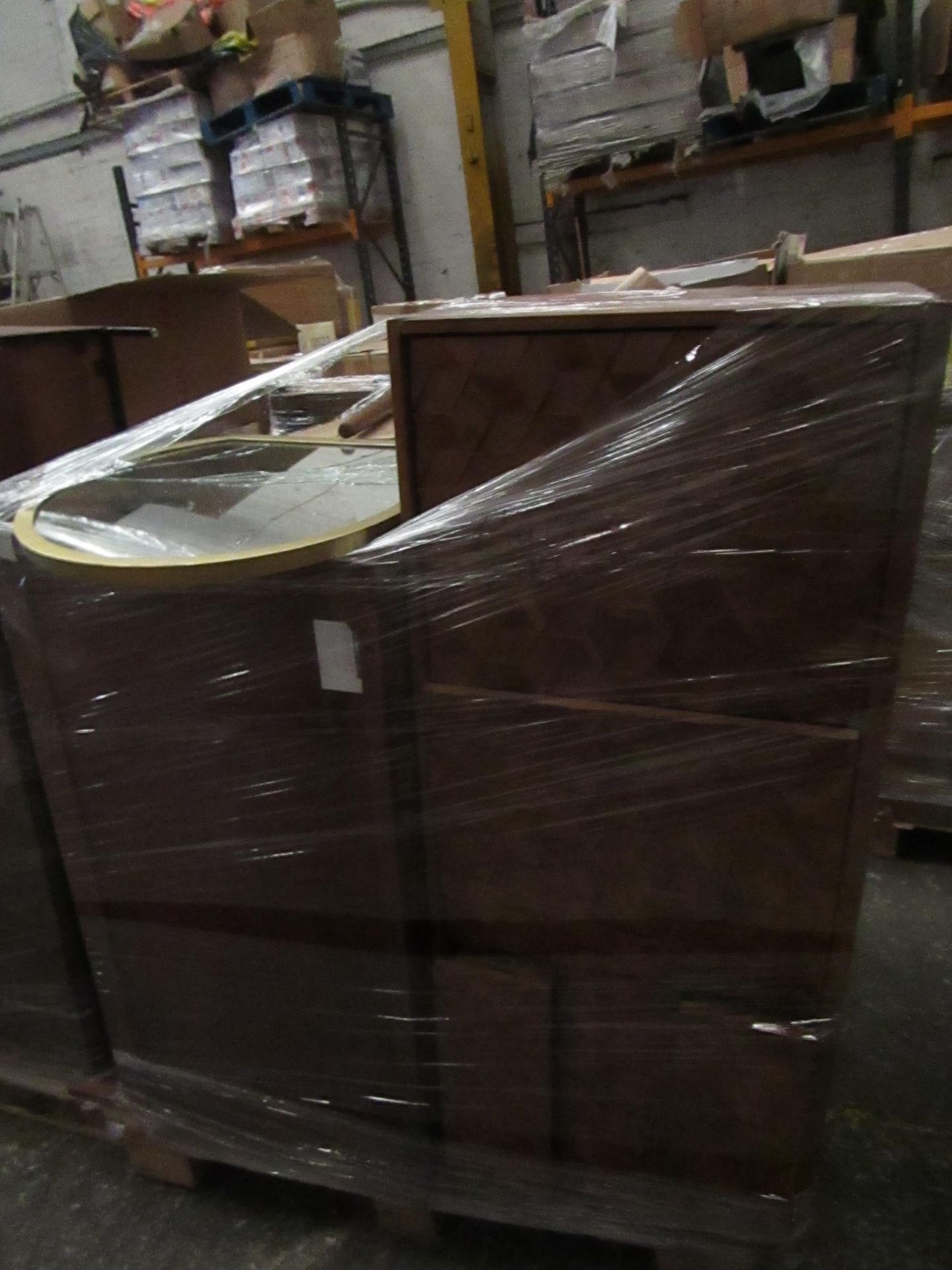 | 1X | PALLET OF SWOON B.E.R FURNITURE, UNMANIFESTED, WE HAVE NO IDEA WHAT IS ON THIS PALLET OR