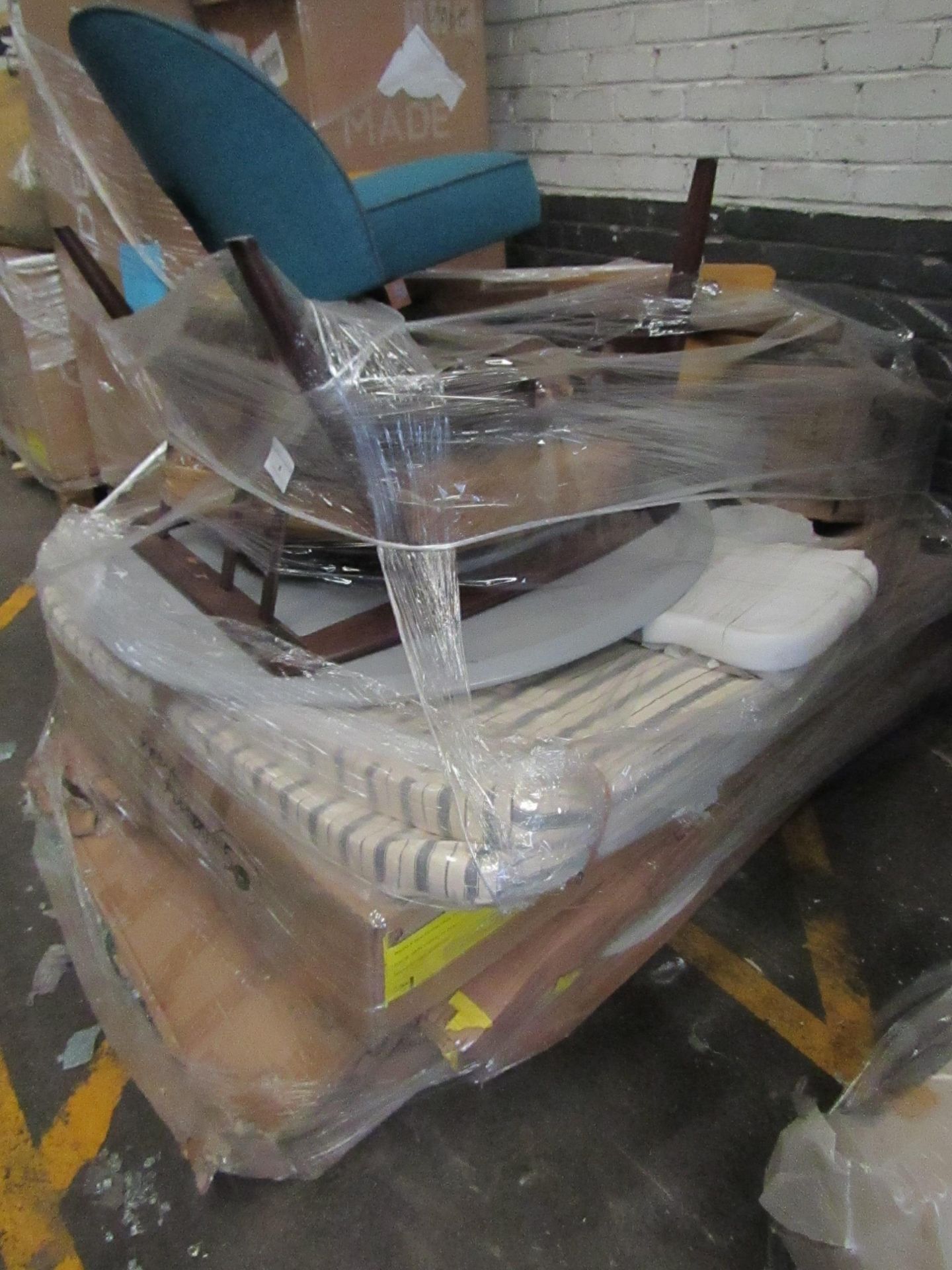 | 1X | PALLET OF FAULTY / MISSING PARTS / DAMAGED CUSTOMER RETURNS MADE.COM STOCK UNMANIFESTED |