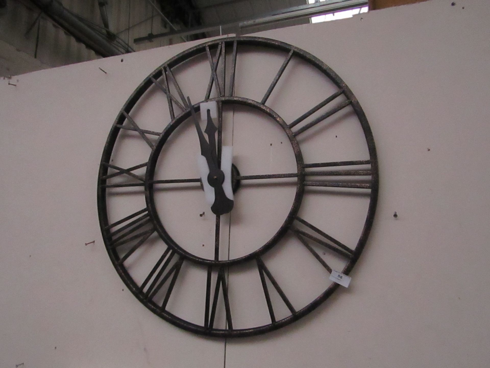 | 1X | COX & COX DISTRESSED INDOOR OUTDOOR CLOCK - LARGE | LOOKS UNUSED & BOXED | RRP £175 |