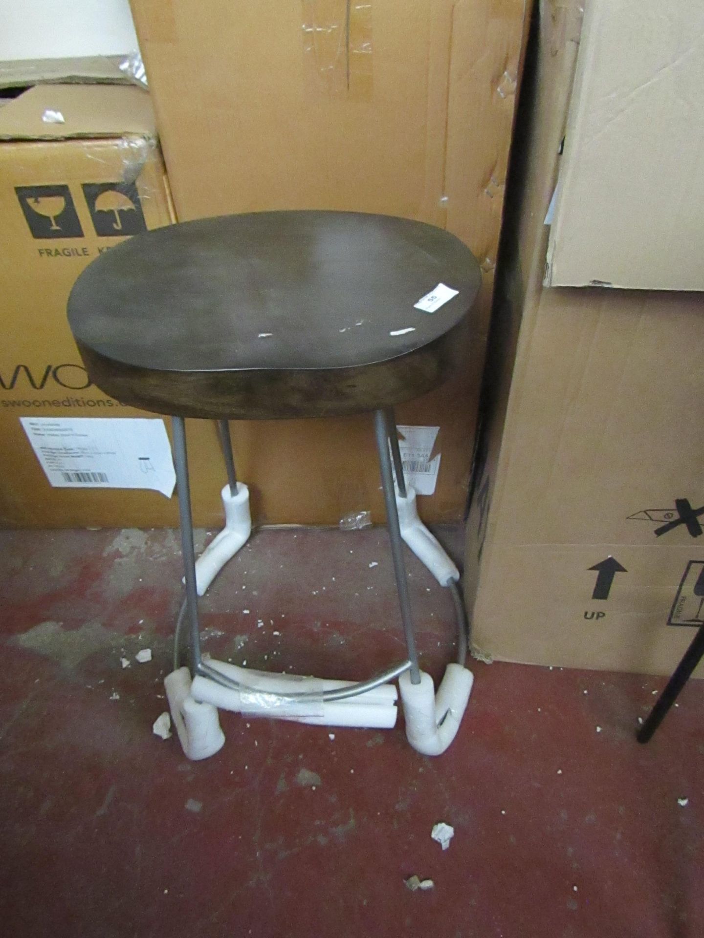 | 1X | SWOON SELLECK BAR STOOL | UNCHECKED AND PACKAGED | RRP ?129 |