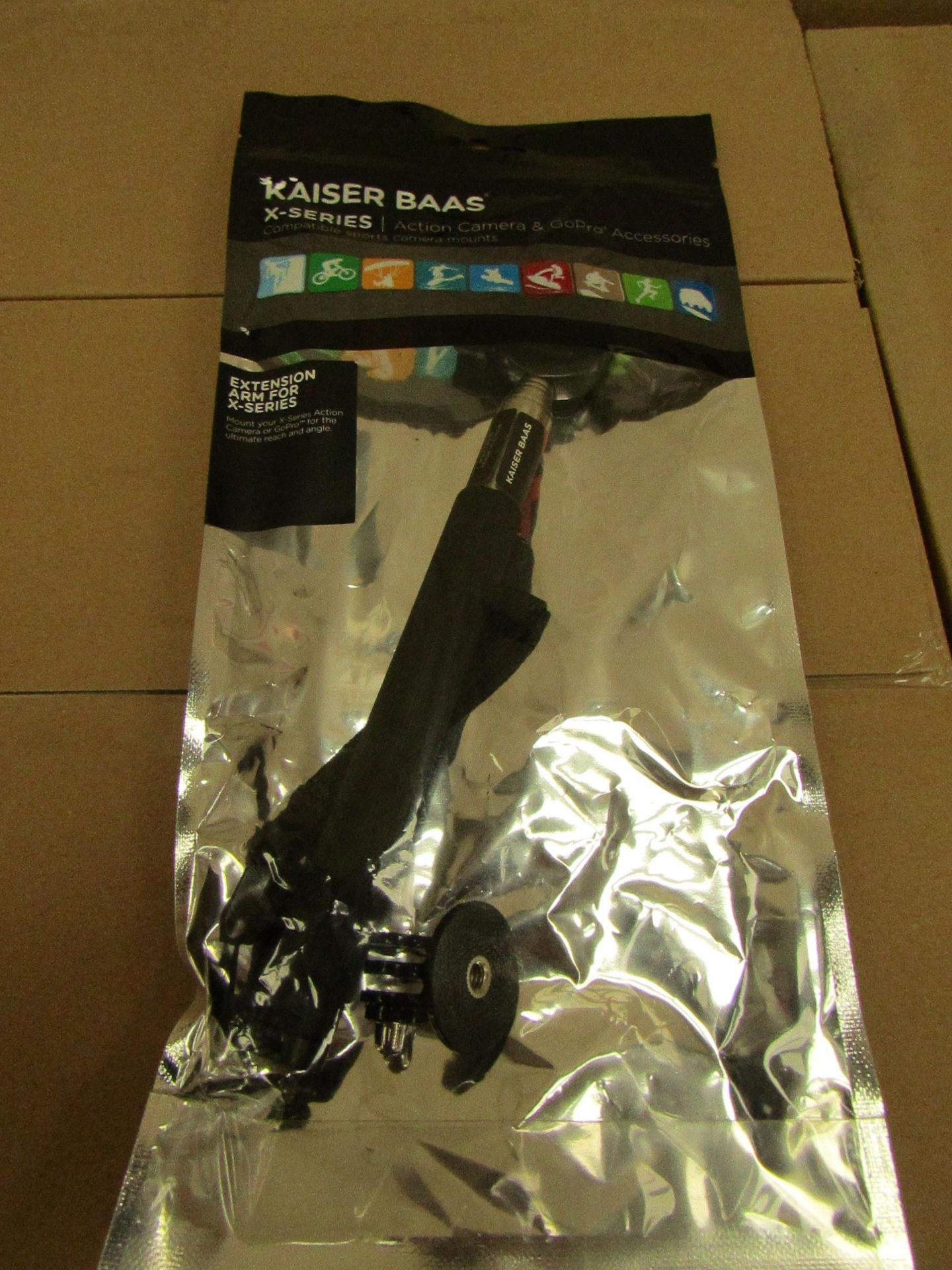 15x Kaiser Baas - X-Series Extension Arm - Suitbable Action Camera & GoPro - Unused & Packaged.