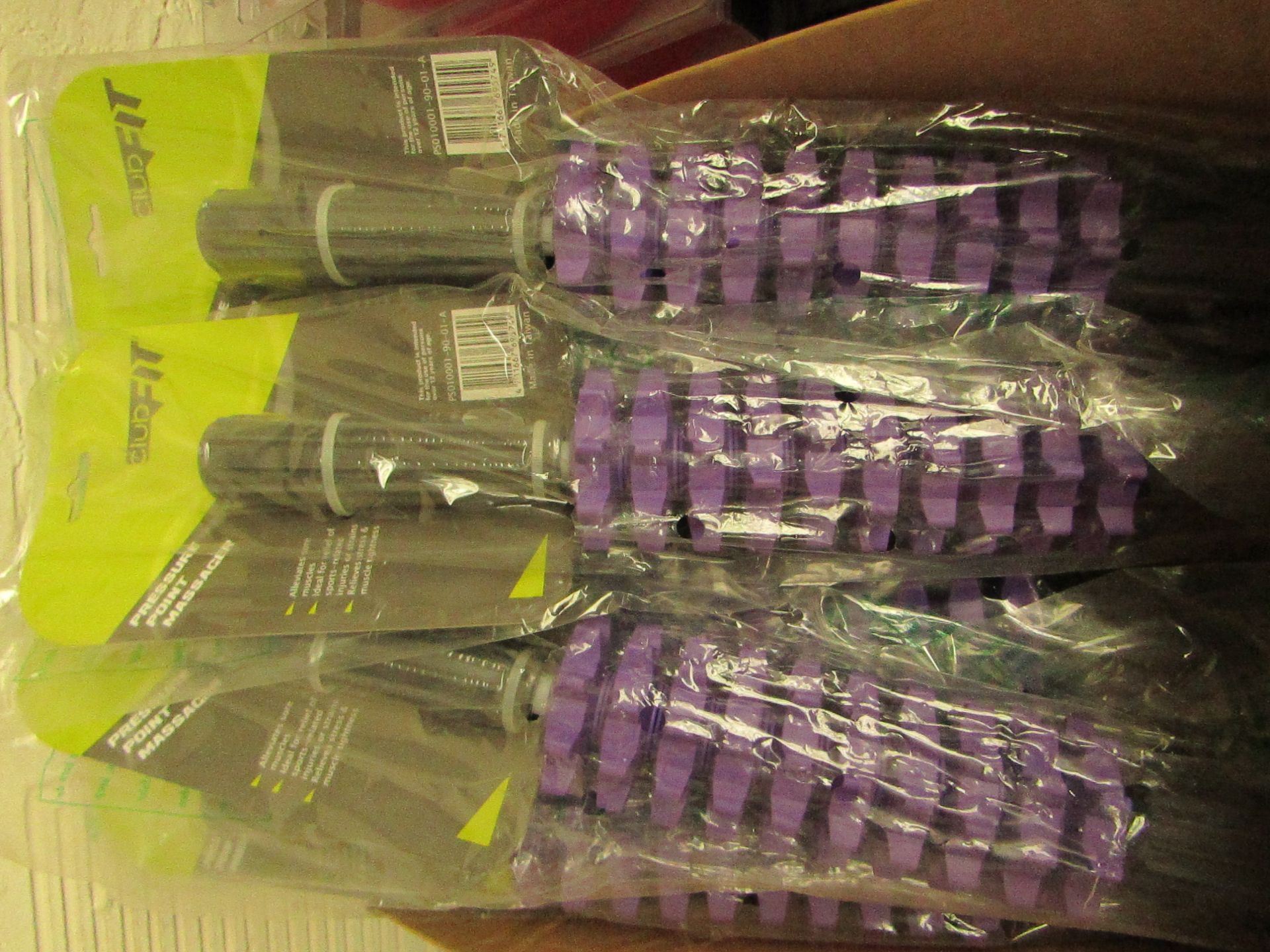 2x Club Fit - Pressure Point Massager (Purple) - New & Packaged.