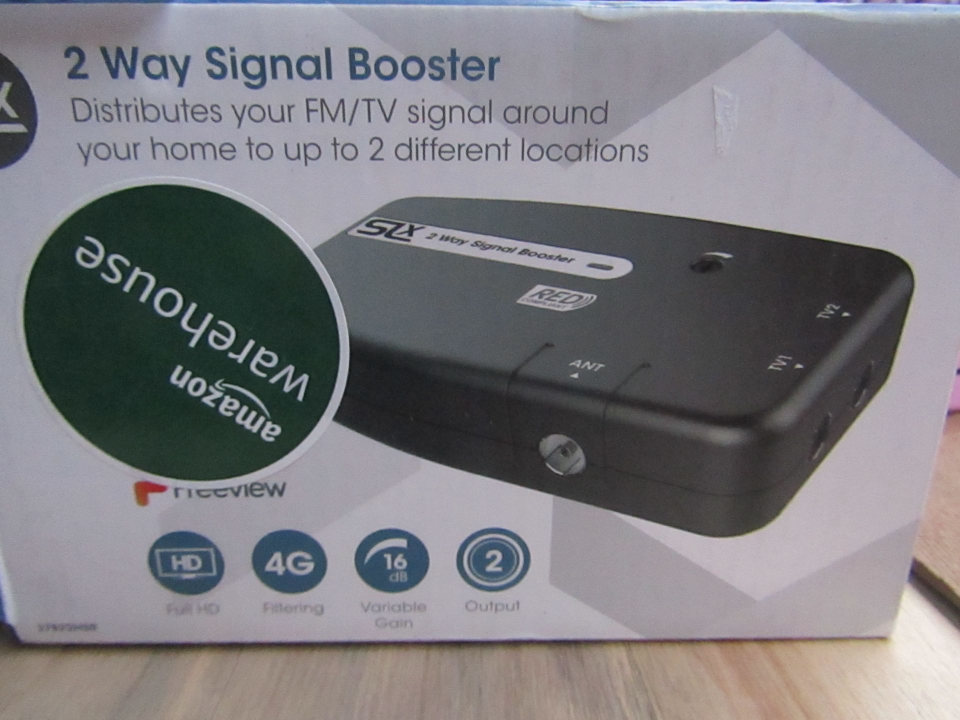 SLX 2 Way Signal Booster Unchecked & Boxed