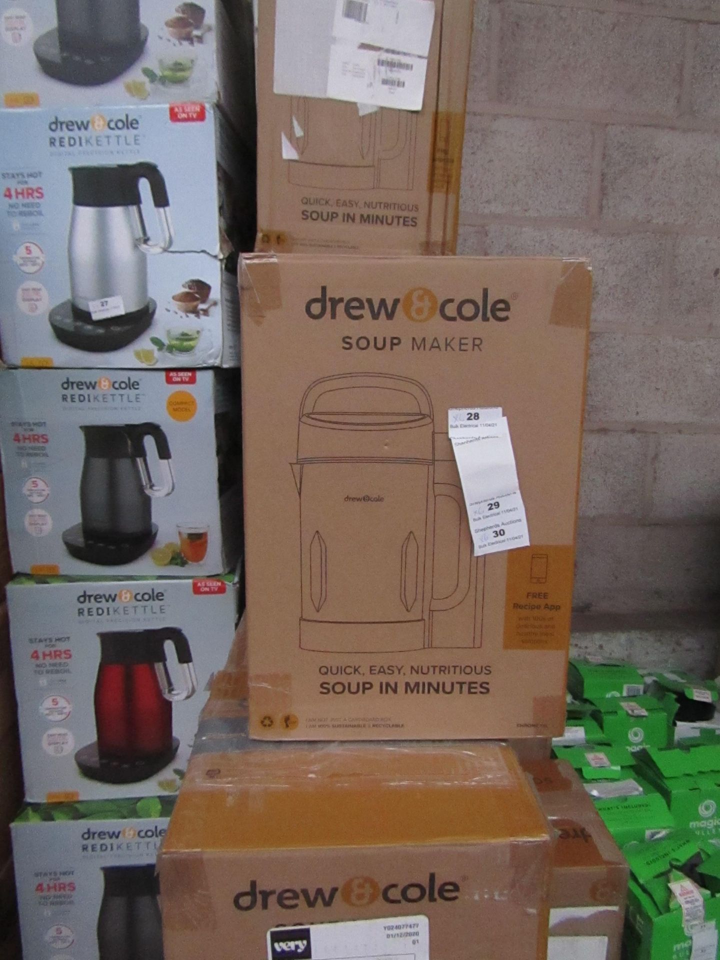 | 6X | DREW AND COLE SOUP CHEF | BOXED AND UNCHECKED | NO ONLINE RESALE | SKU C5060541516809 |