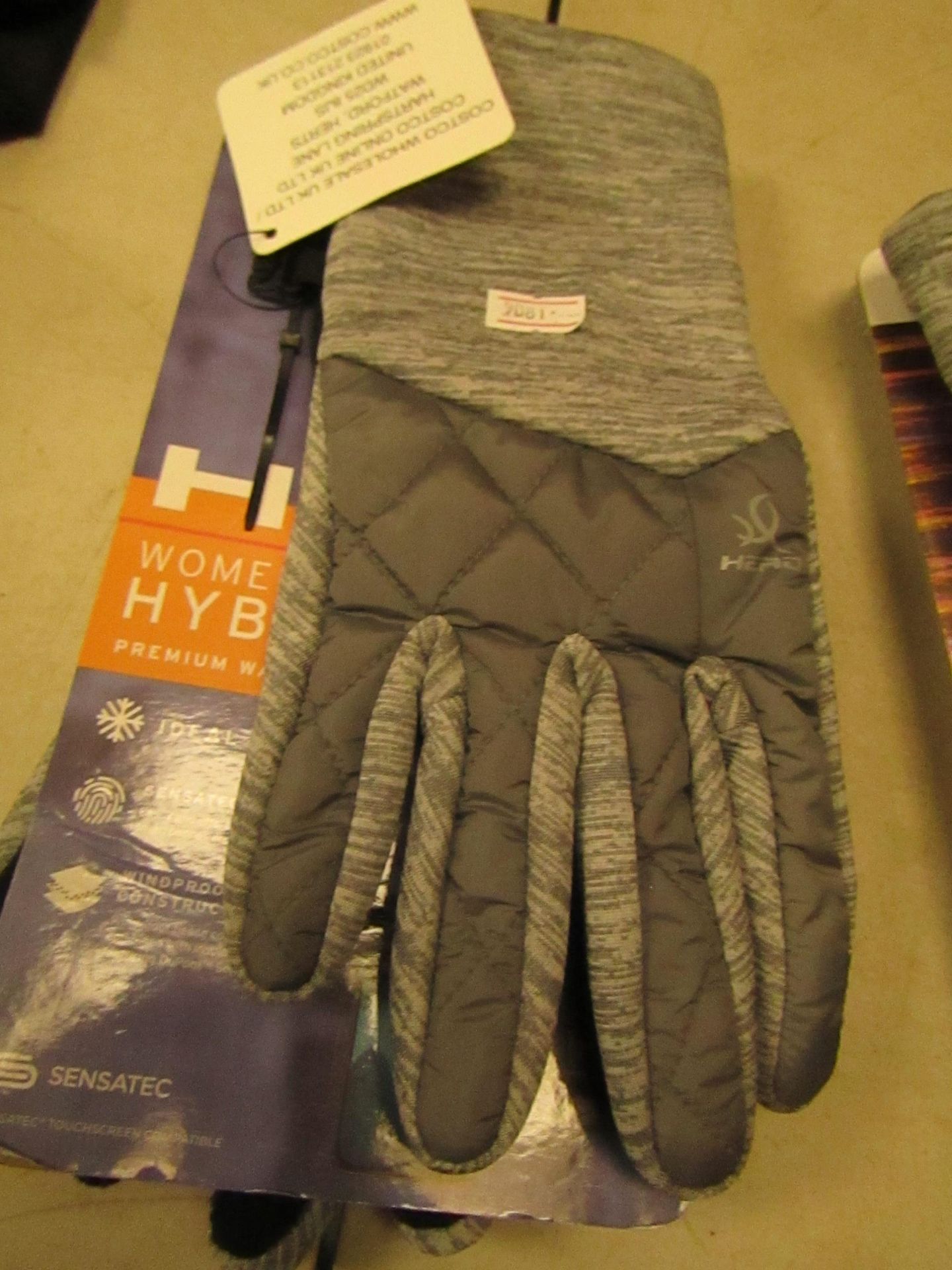 1 x pair of Head Womens Hybrid Gloves with Touch Screen Technology size Large New and Packaged