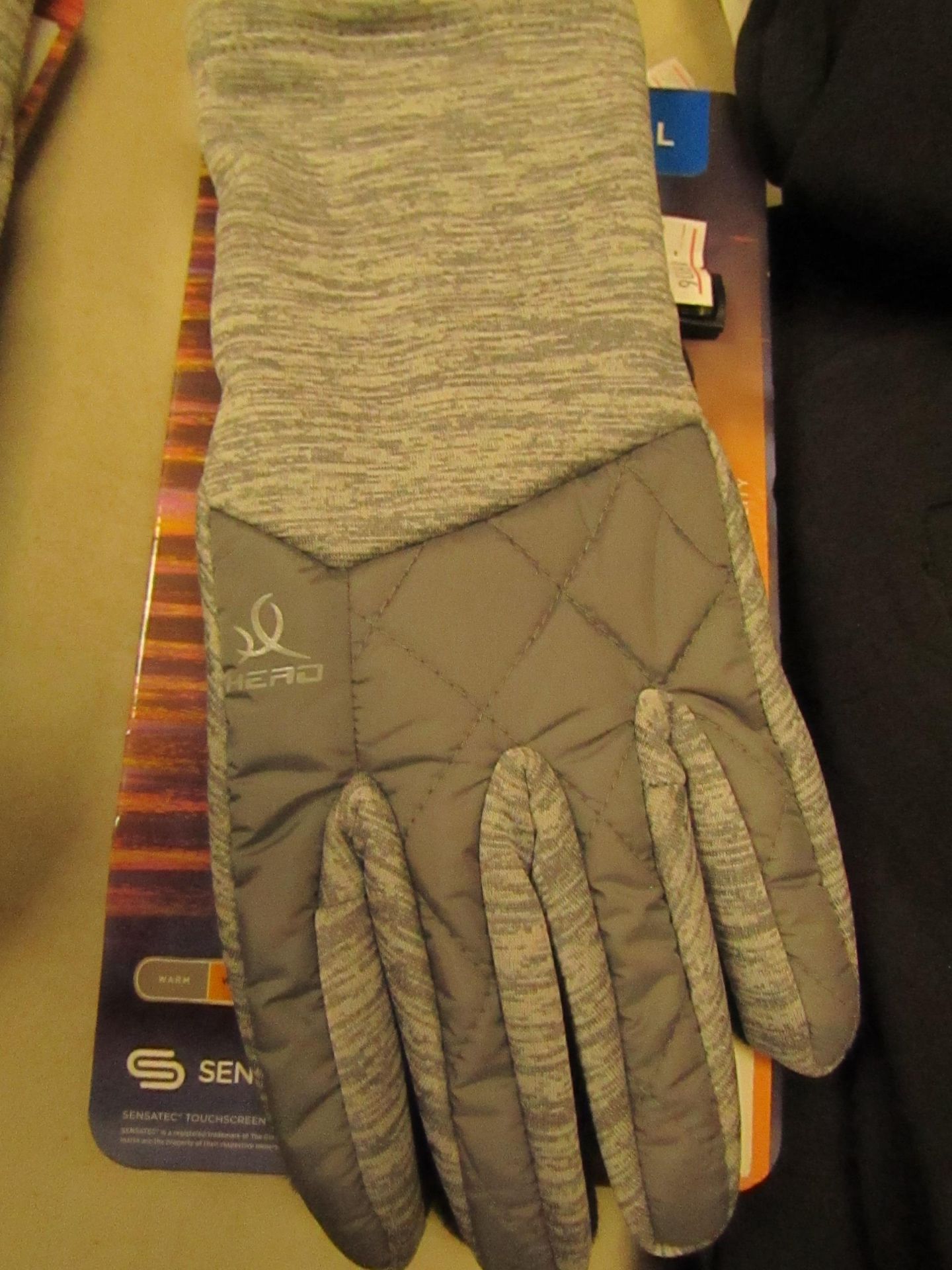 1 x pair of Head Womens Hybrid Gloves with Touch Screen Technology size Large New and Packaged