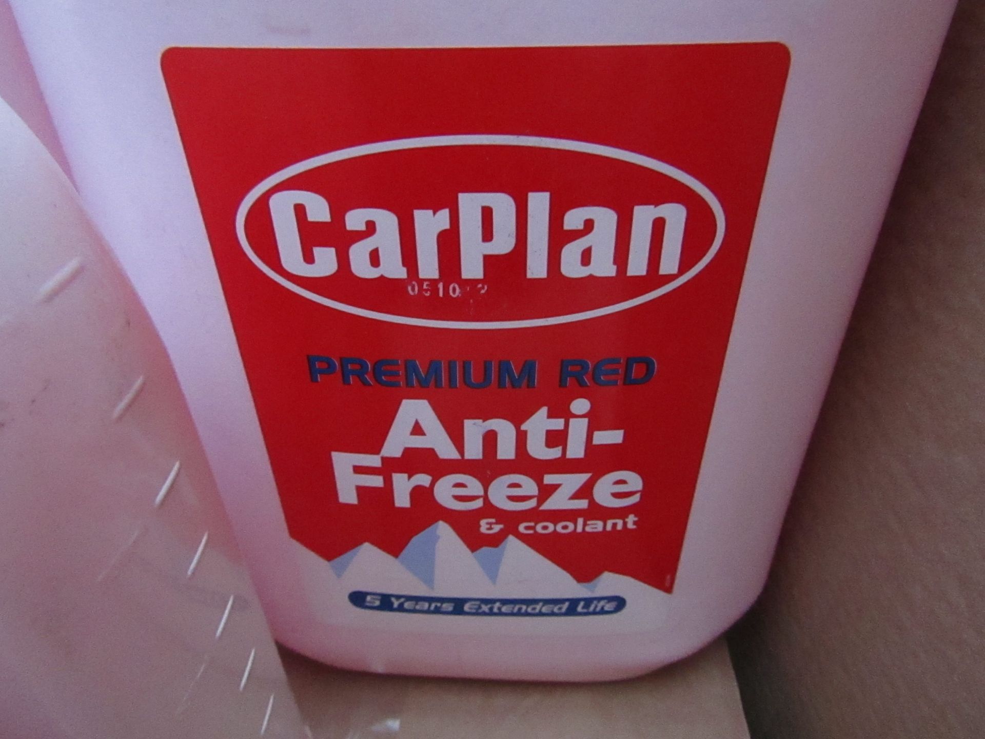 2x Carplan - Premium Red Anti-Freeze & Coolant 5-Litre - Unused & Sealed.