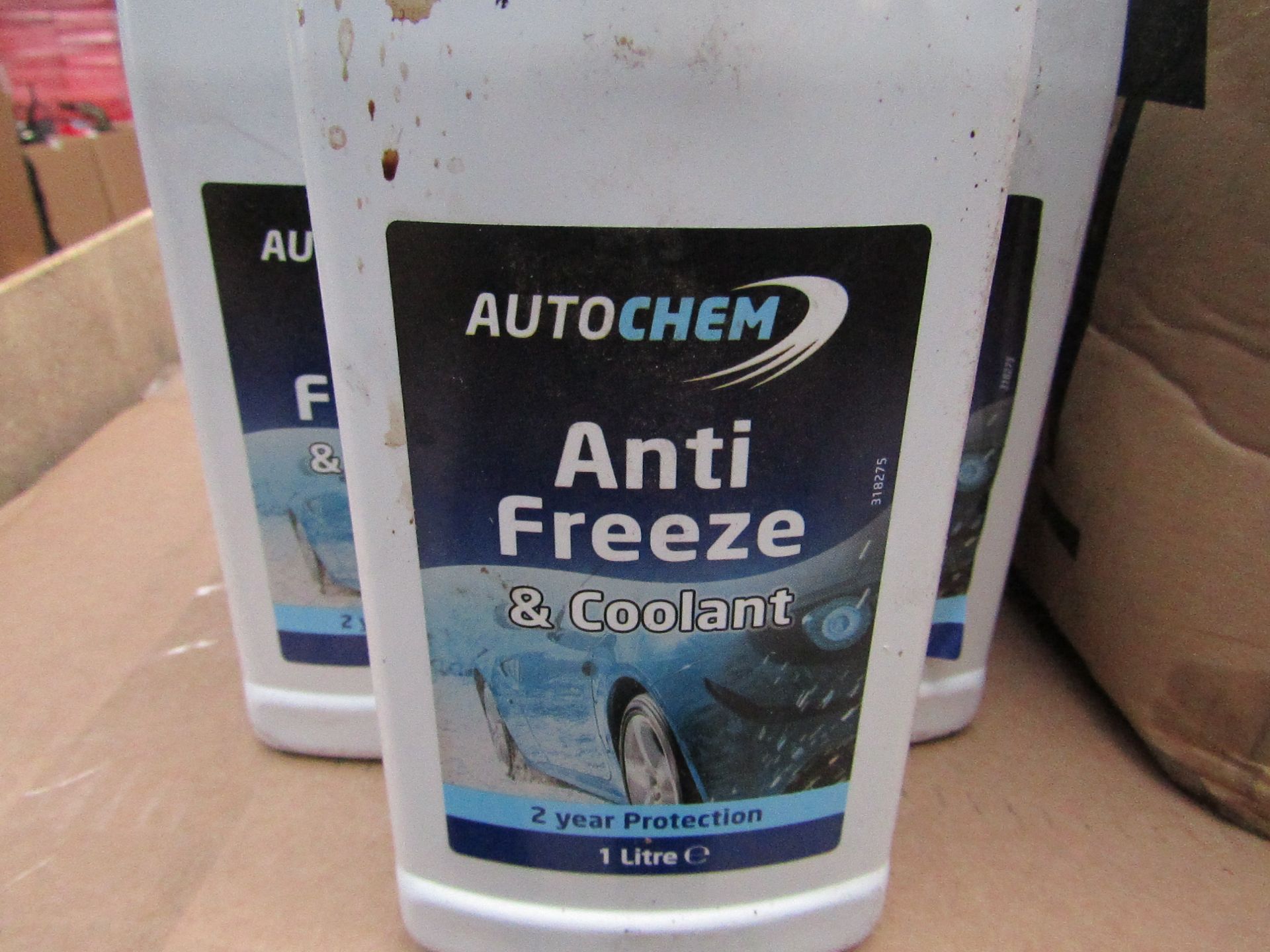 5x Autochem - Blue Anti-Freeze & Coolant - 2 Year Protection - 1 Litres Bottles - Unused & Sealed.