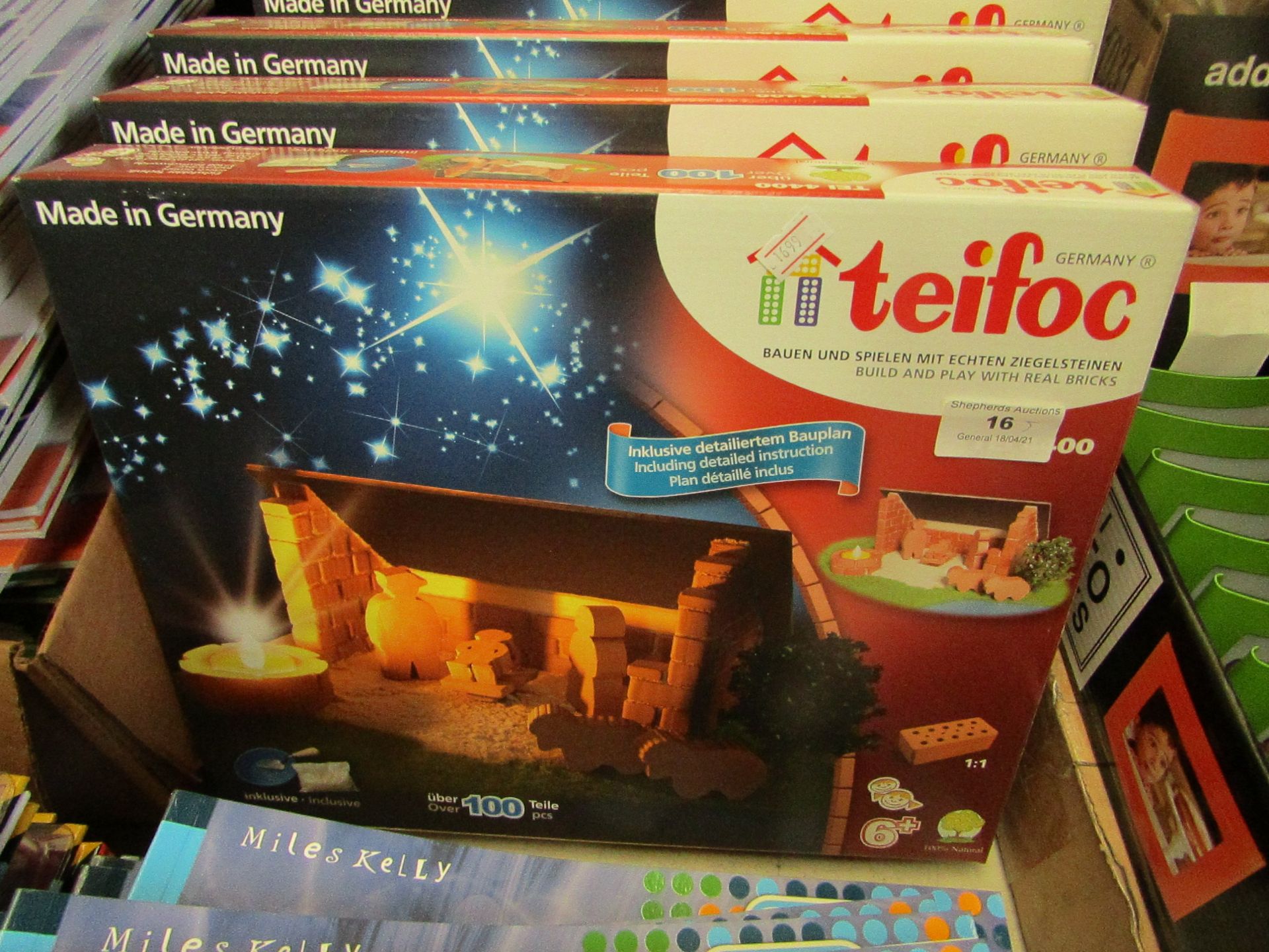 5x Teifoc building sets, new and boxed.