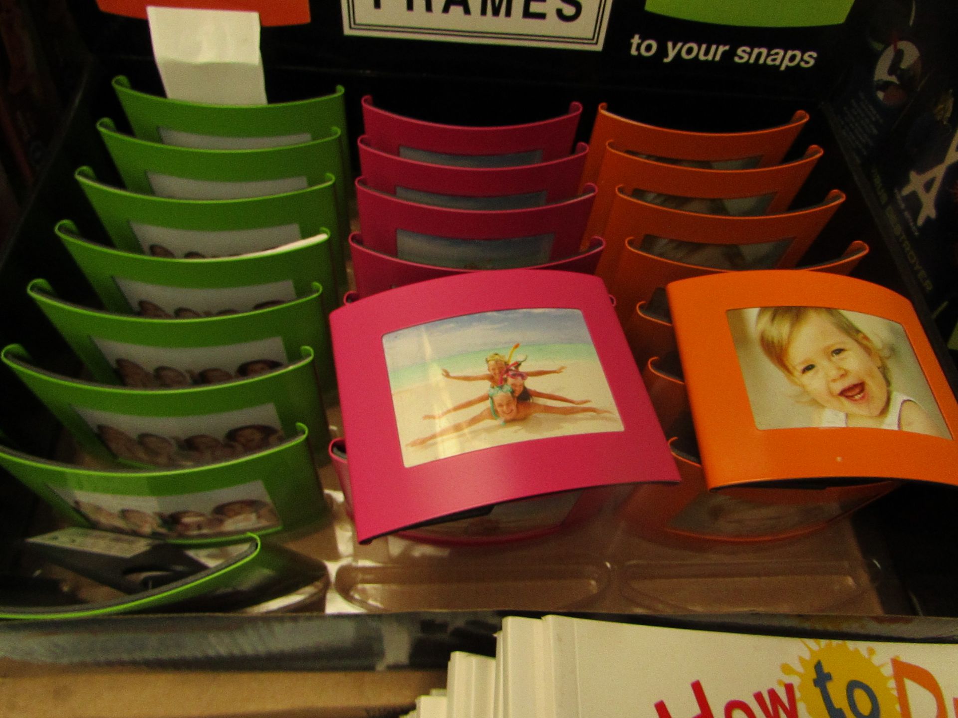 Approx 24x mini photo frames, new.