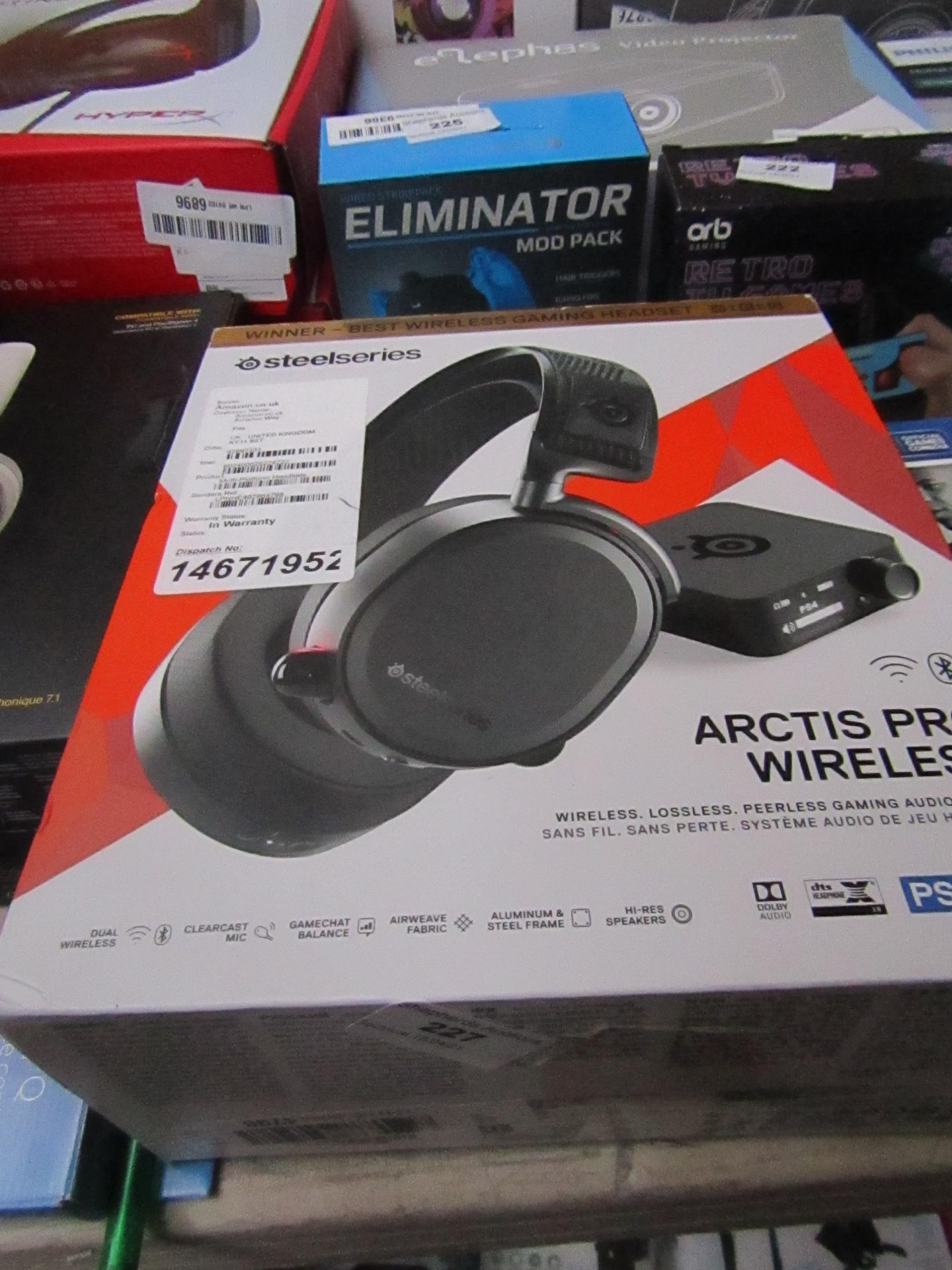 SteelSeries - Arctis pro Wireless PS4/PC Gaming Audio System - Unchecked & Boxed.