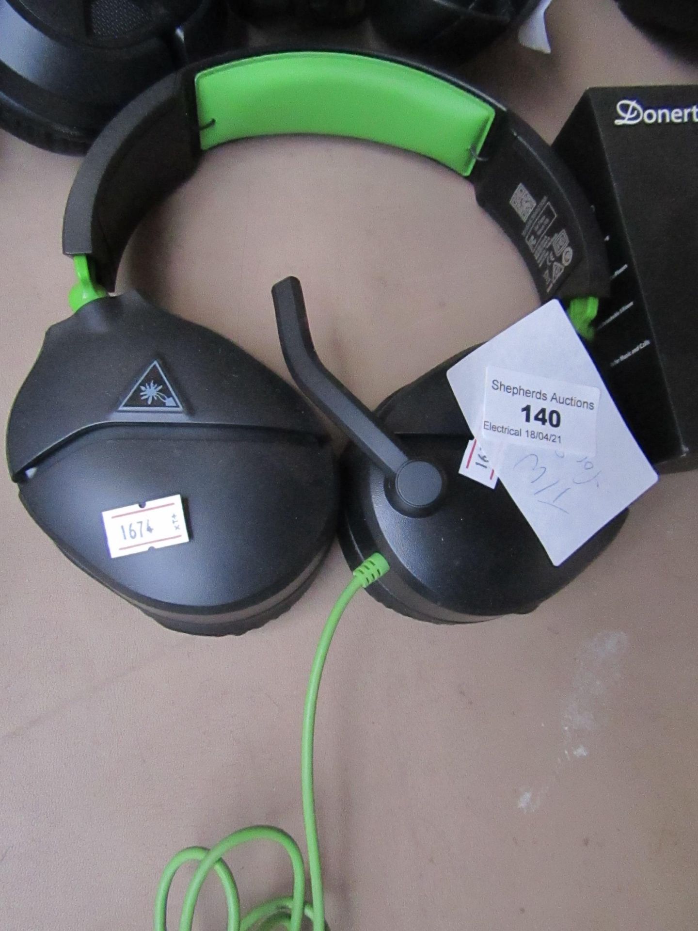 Turtle Beach gaming headset, tested working for sound only. and boxed.