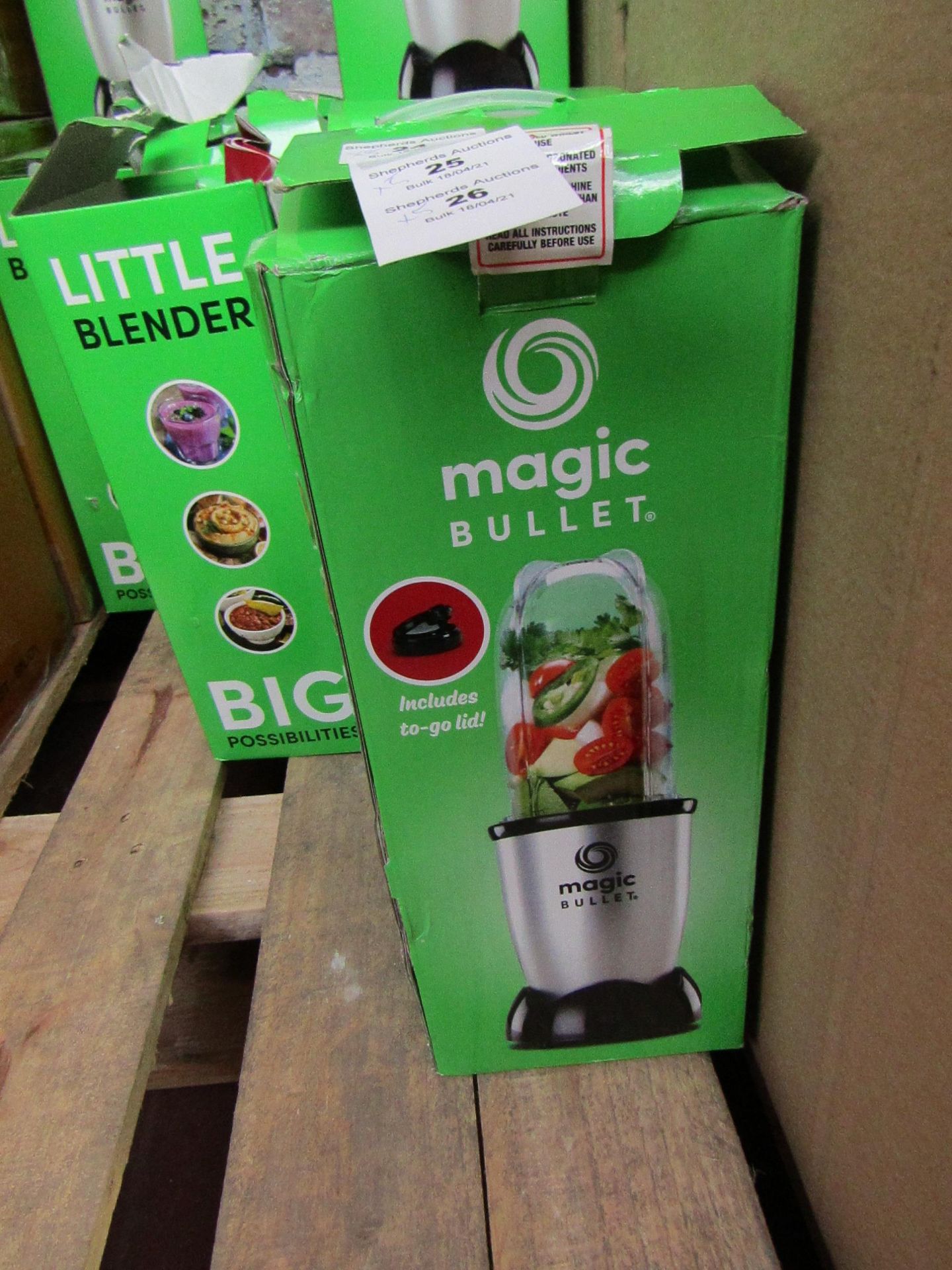 | 6X | THE MAGIC BULLET BLENDER | UNCHECKED AND BOXED | NO ONLINE RESALE | SKU C5060191467360 |