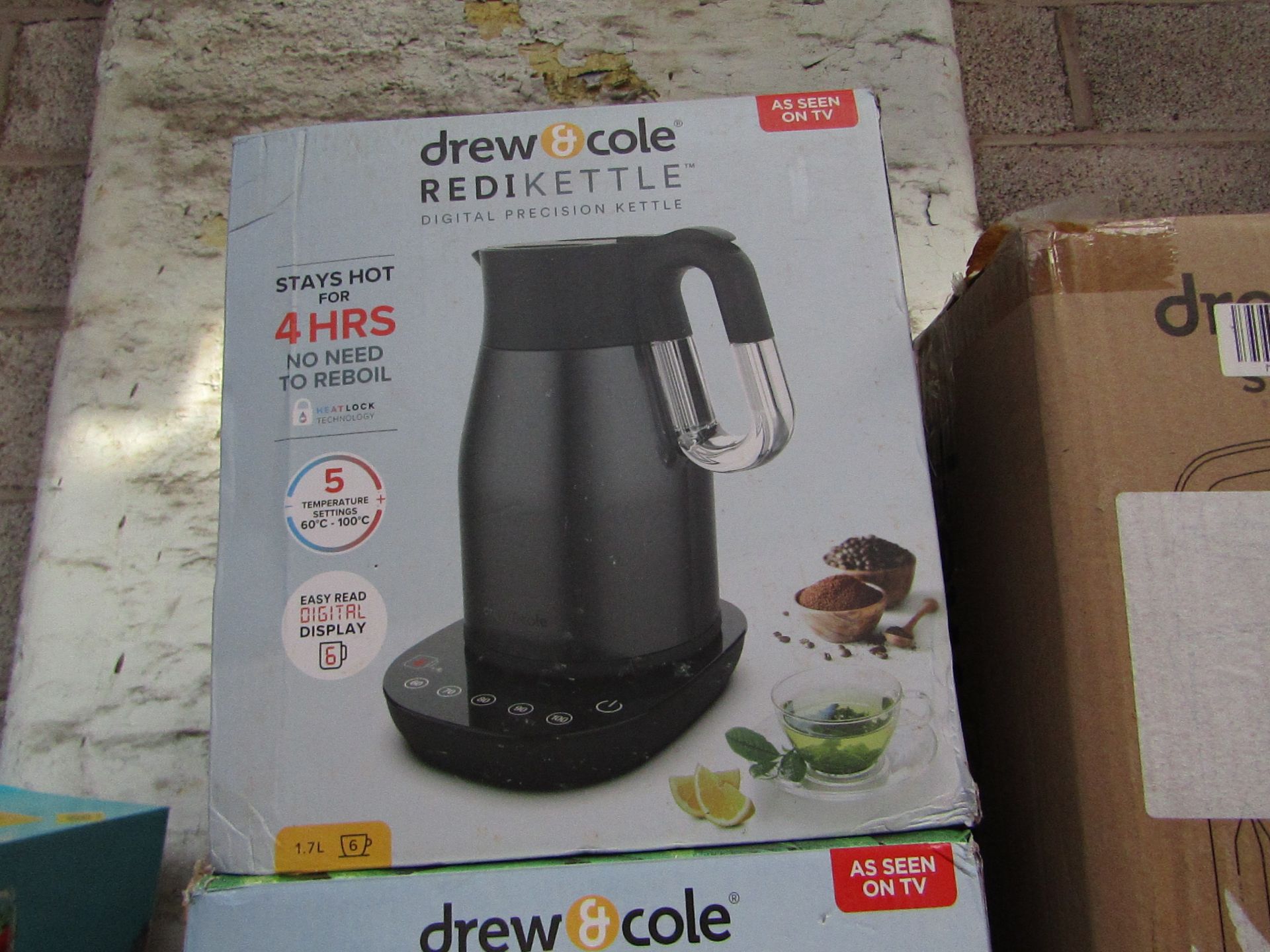 | 5X | DREW AND COLE REDI KETTLE | UNCHECKED AND BOXED | NO ONLINE RESALE | SKU C5060541513587 | RRP