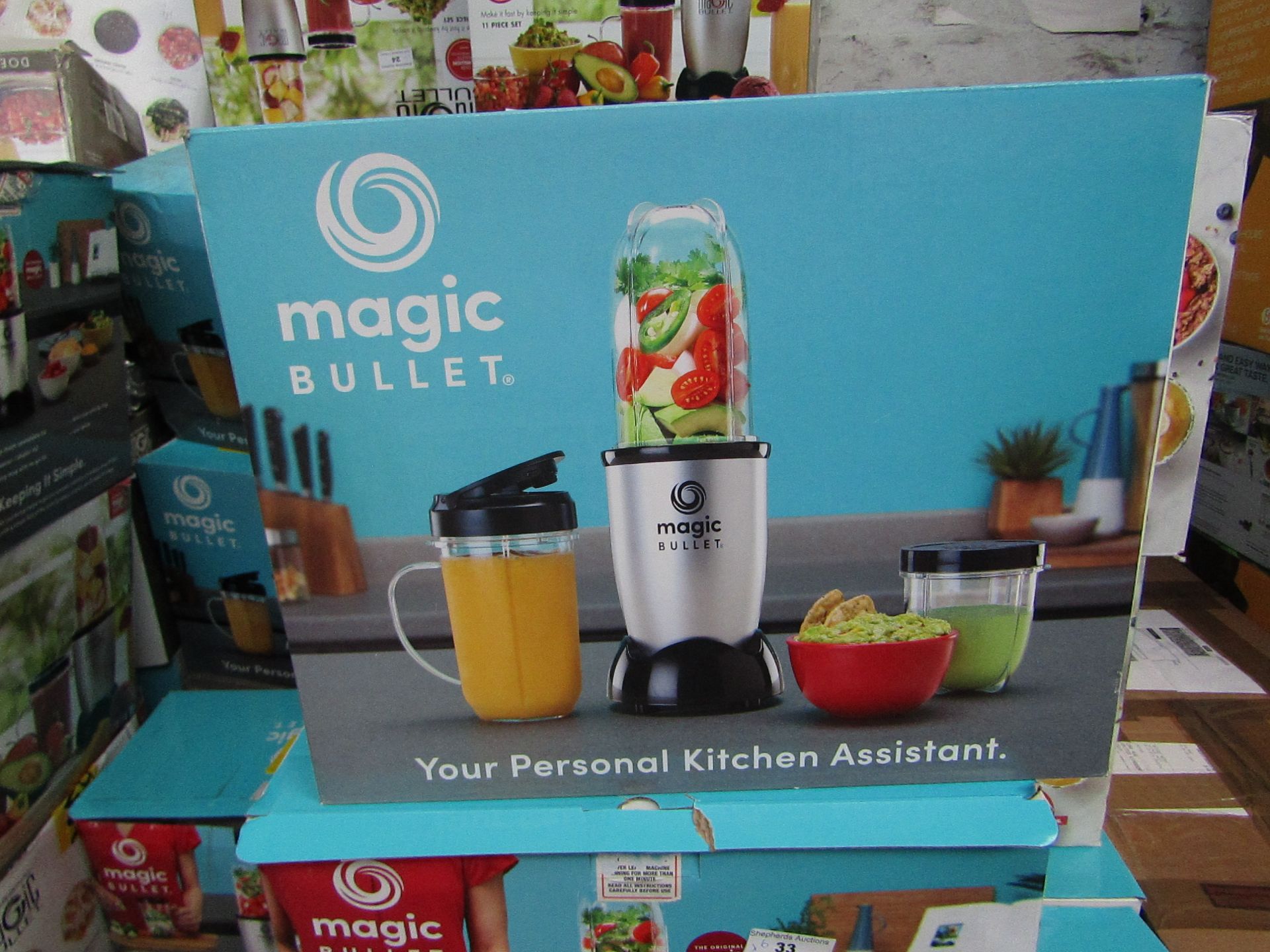 | 6X | THE MAGIC BULLET BLENDER | UNCHECKED AND BOXED | NO ONLINE RESALE | SKU C5060191467360 |