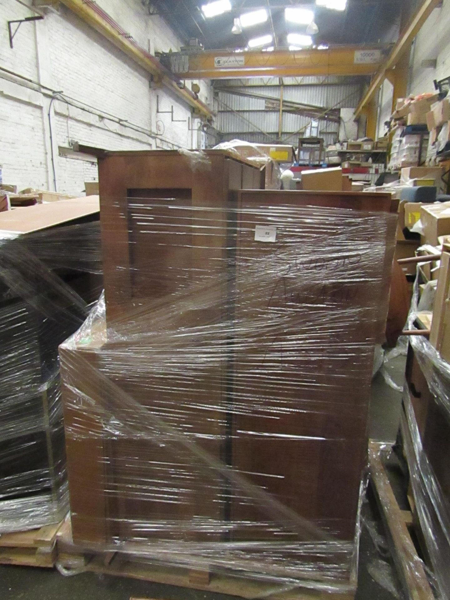 | 1X | PALLET OF SWOON B.E.R FURNITURE, UNMANIFESTED, WE HAVE NO IDEA WHAT IS ON THIS PALLET OR