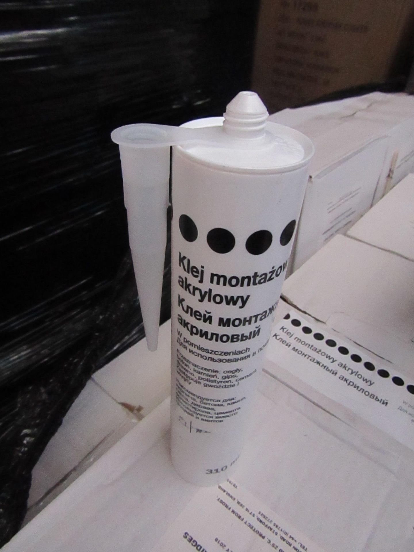 12x Acrylic Adhesive - Suitable for Stone/Plaster/Cement 310ml Tubes - Unused & Boxed.